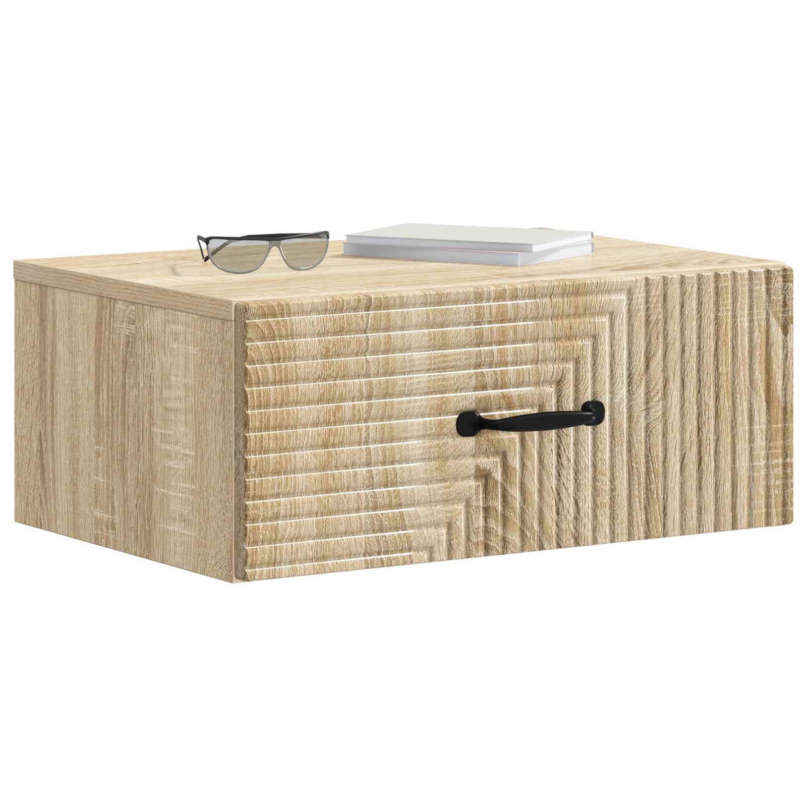 Τοίχου Κρεμαστό Κομοδίνο 2 pcs Sonoma Δρυς 49 x 34,5 x 20 εκ. - Pakobazaar