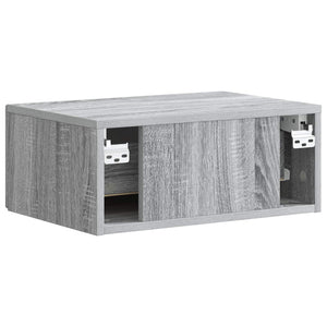 Τοίχου Κρεμαστό Κομοδίνο Γκρι Sonoma 49 x 34,5 x 20 εκ. - Pakobazaar
