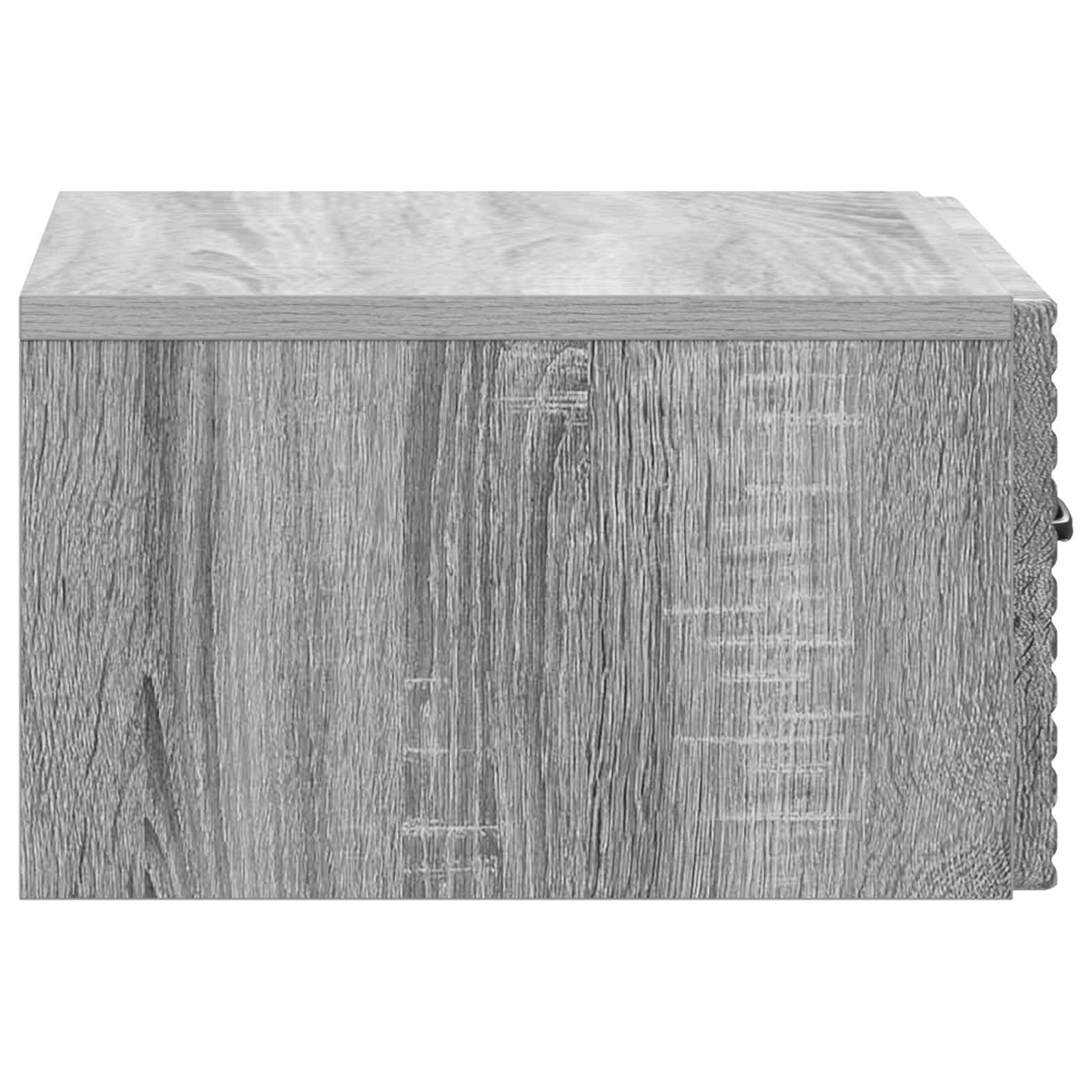 Τοίχου Κρεμαστό Κομοδίνο Γκρι Sonoma 49 x 34,5 x 20 εκ. - Pakobazaar