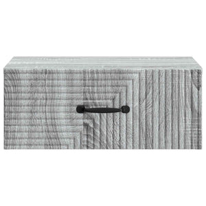 Τοίχου Κρεμαστό Κομοδίνο 2 pcs Γκρι Sonoma 49 x 34,5 x 20 εκ. - Pakobazaar