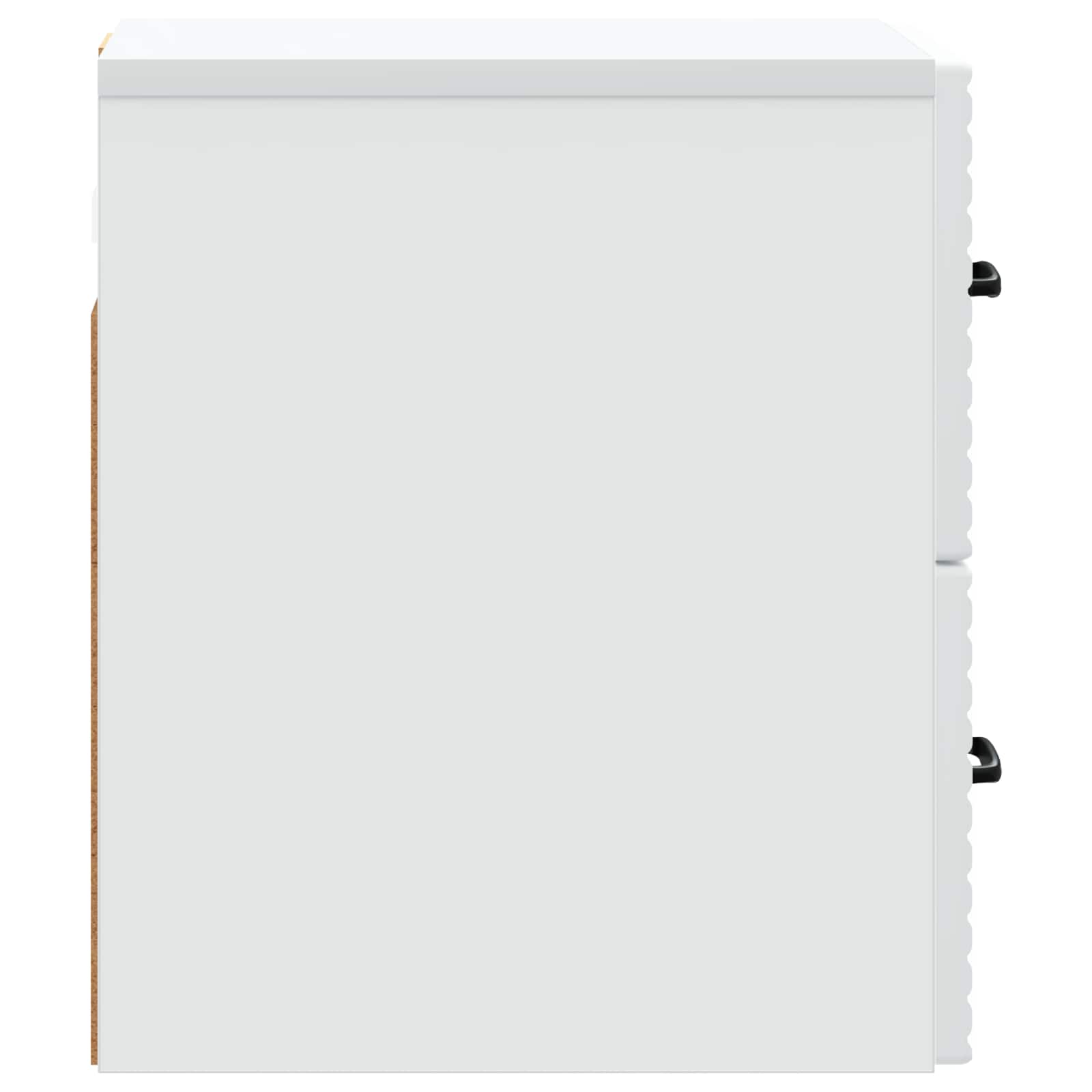Τοίχου Κρεμαστό Κομοδίνο 2 pcs Λευκό 34,5 x 33 x 40 εκ - Pakobazaar