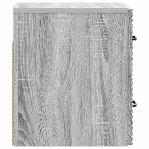 Τοίχου Κρεμαστό Κομοδίνο Γκρι Sonoma 34,5 x 33 x 40 εκ - Pakobazaar