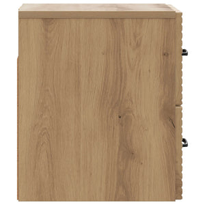 Τοίχου Κρεμαστό Κομοδίνο Artisan Δρυς 34,5 x 33 x 40 εκ - Pakobazaar