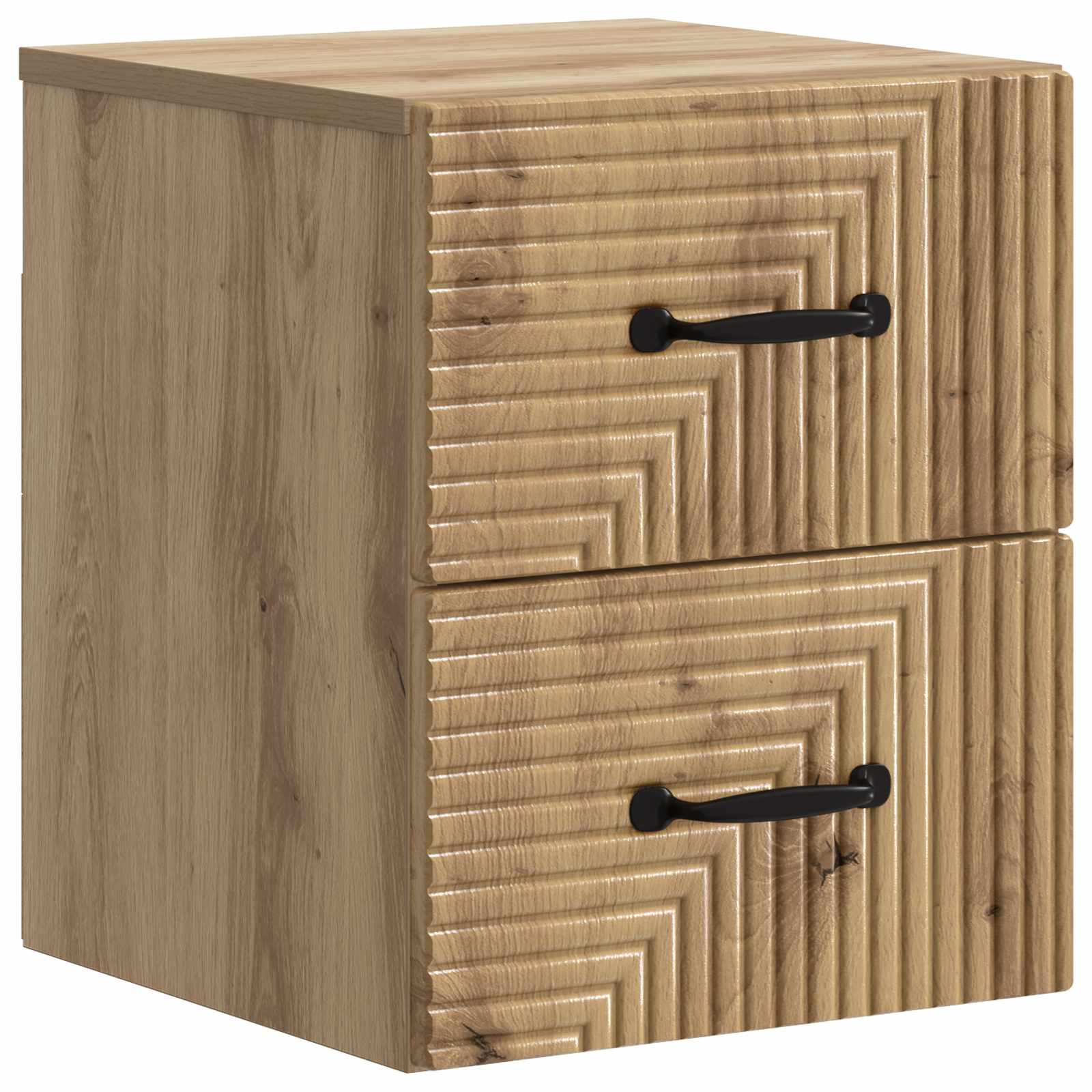 Τοίχου Κρεμαστό Κομοδίνο 2 pcs Artisan Δρυς 34,5 x 33 x 40 εκ - Pakobazaar
