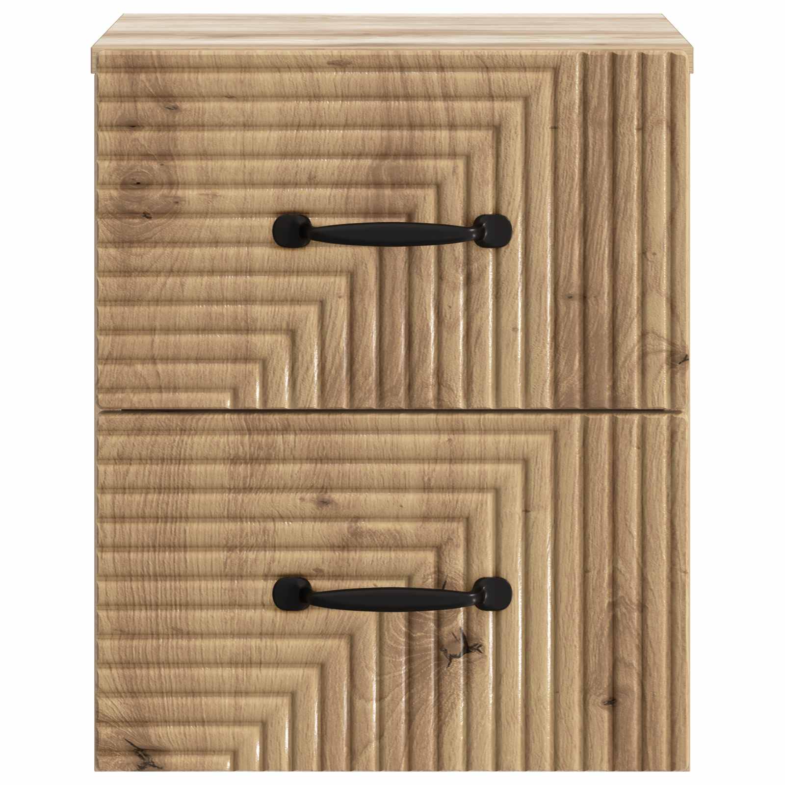 Τοίχου Κρεμαστό Κομοδίνο 2 pcs Artisan Δρυς 34,5 x 33 x 40 εκ - Pakobazaar