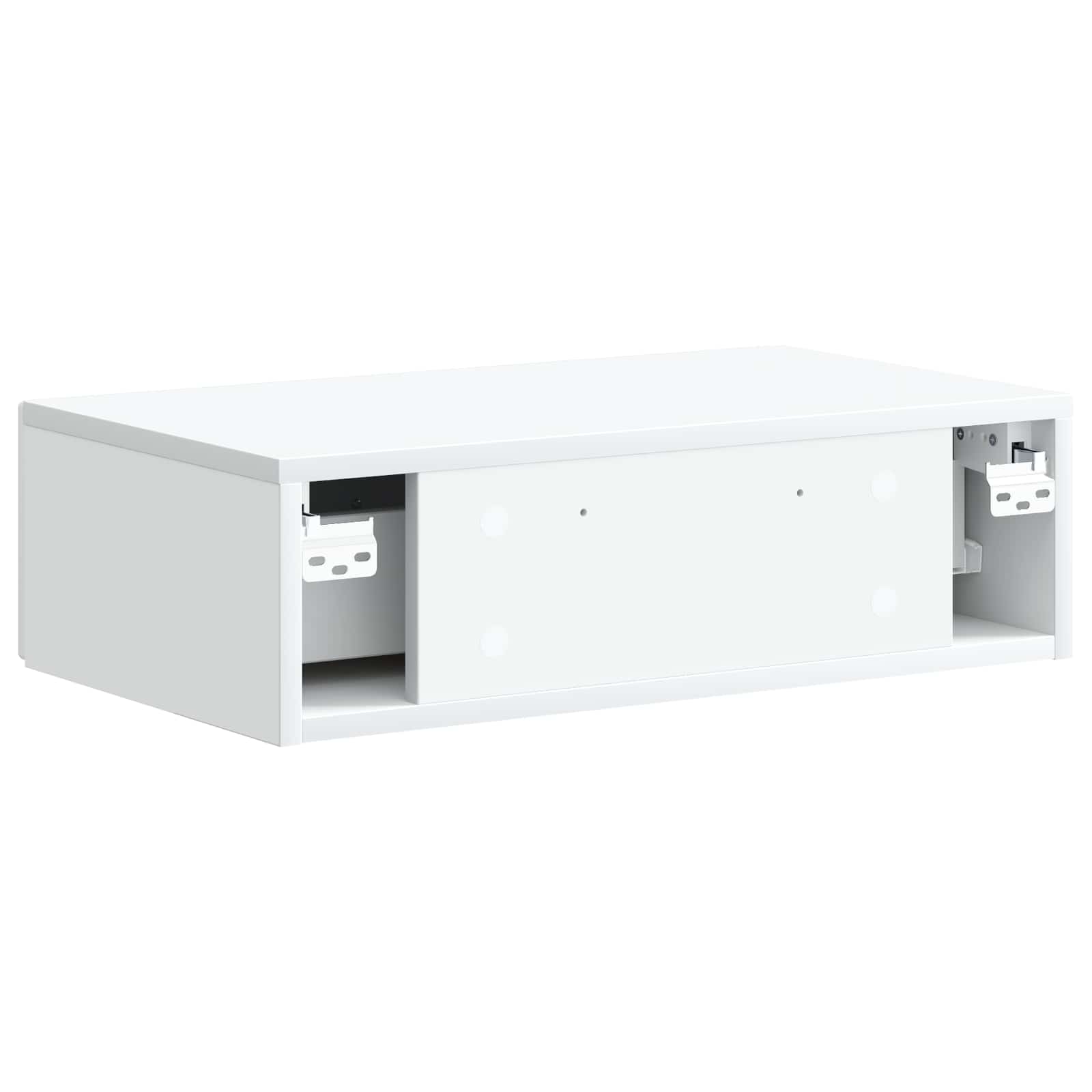 Τραπεζάκι Τοίχου Λευκό 59 x 34,5 x 17 εκ. Επεξεργασμένο Ξύλο - Pakobazaar