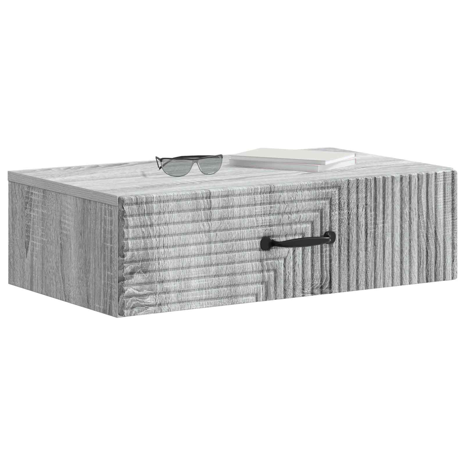 Τραπεζάκι Τοίχου Γκρι Sonoma 59 x 34,5 x 17 εκ. - Pakobazaar
