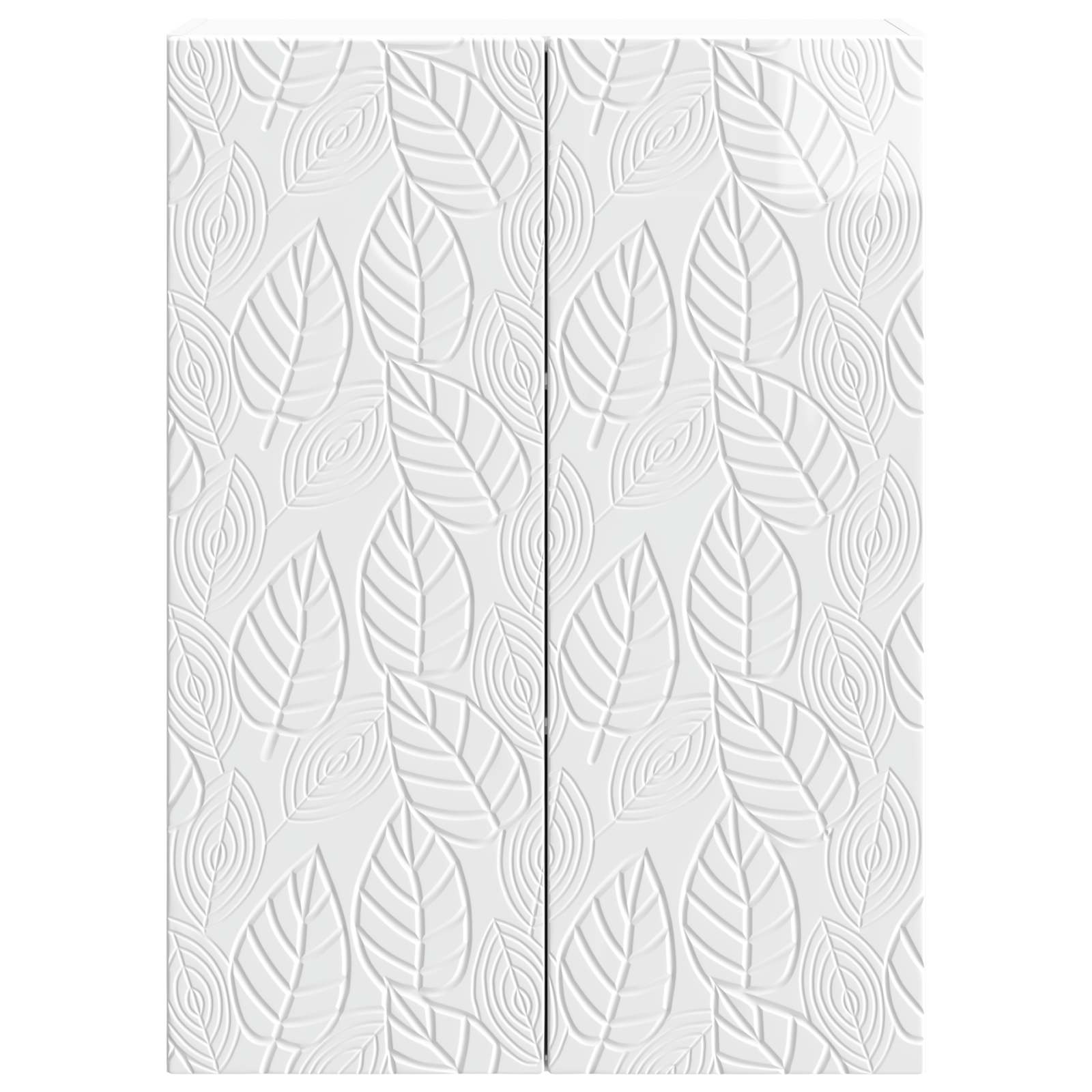 Τοίχου Ντουλάπα Γυαλιστερό Λευκό 66 x 34,5 x 90 εκ - Pakobazaar