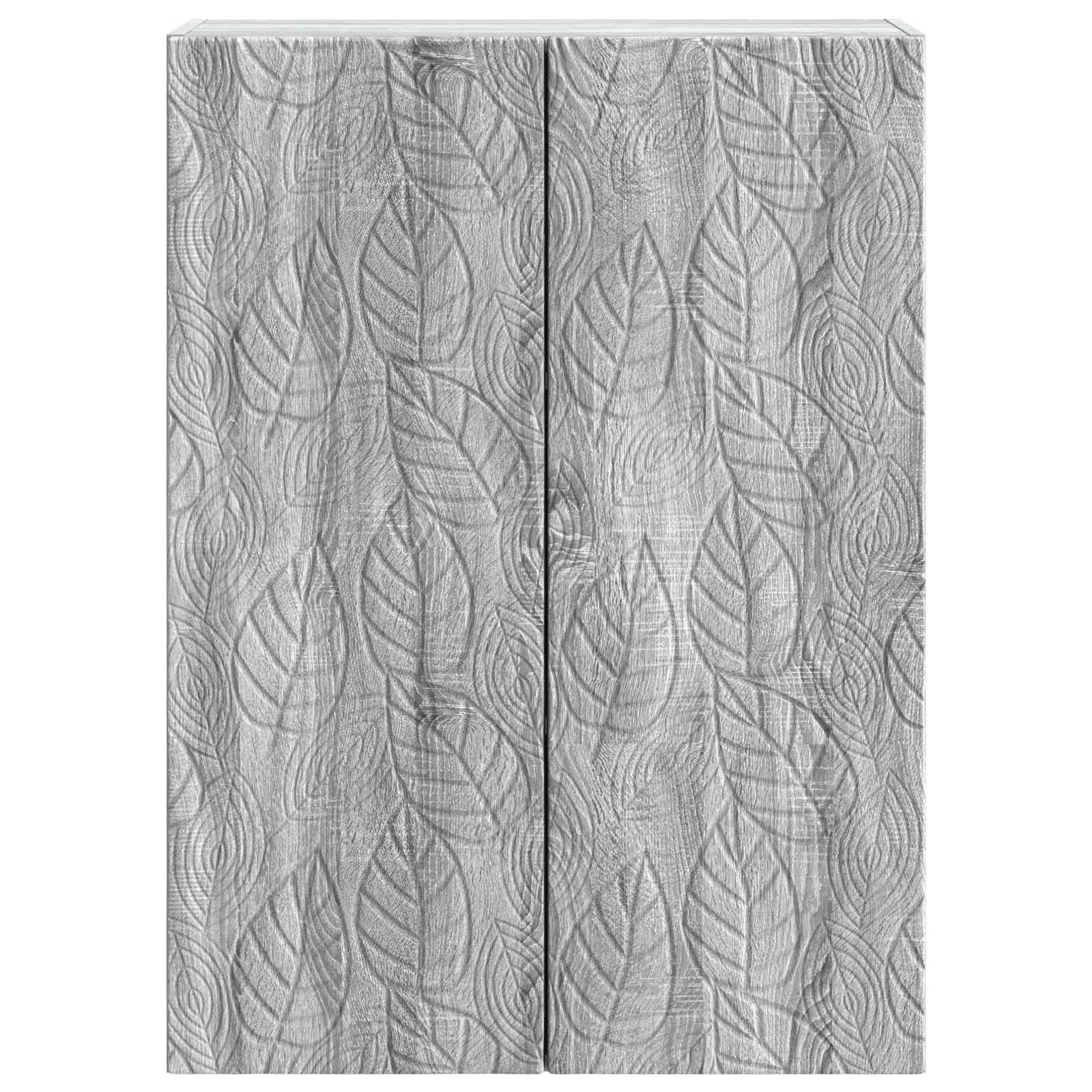 Τοίχου Ντουλάπα Γκρι Sonoma 66 x 34,5 x 90 εκ - Pakobazaar