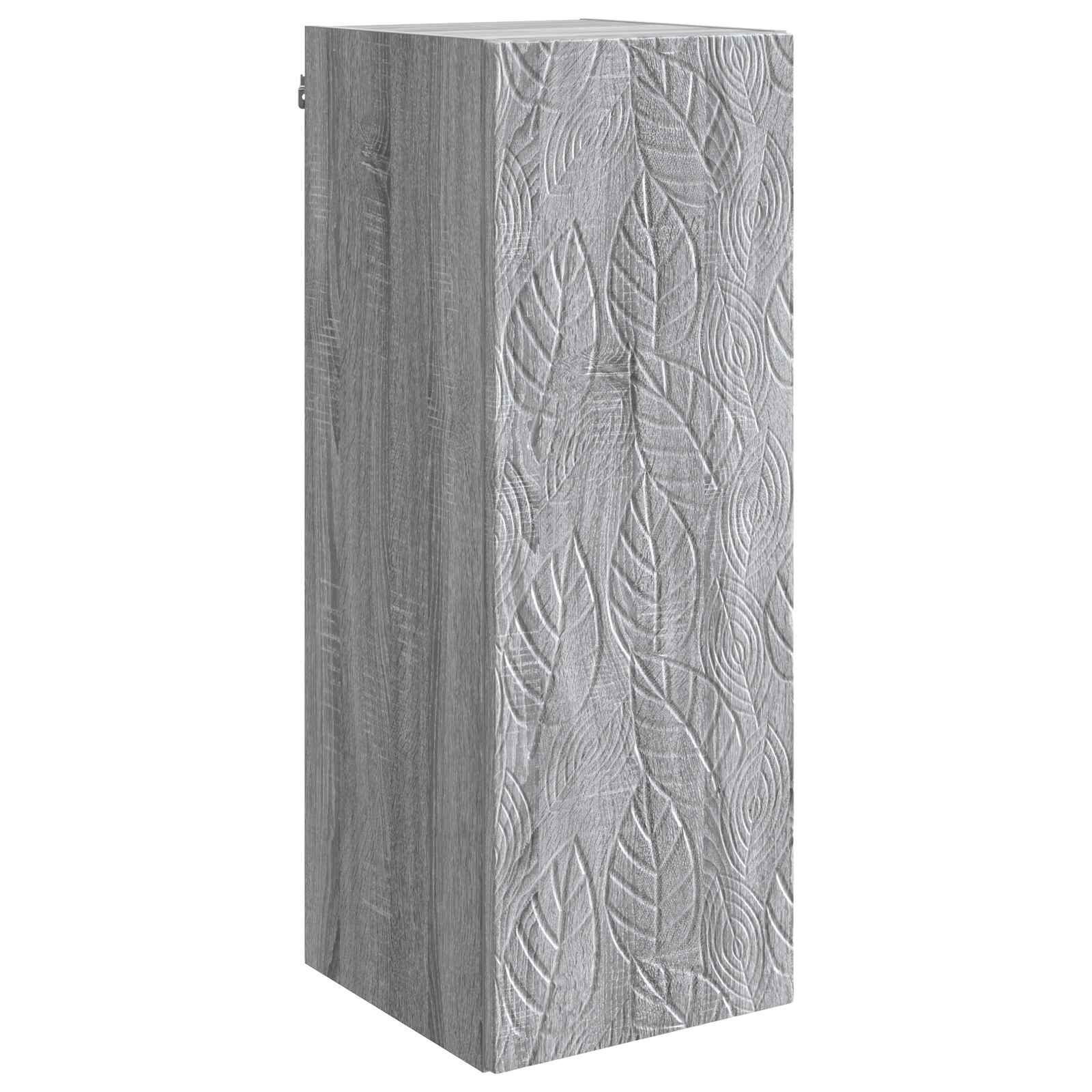 Τοίχου Ντουλάπα Γκρι Sonoma 33 x 34,5 x 90 εκ - Pakobazaar