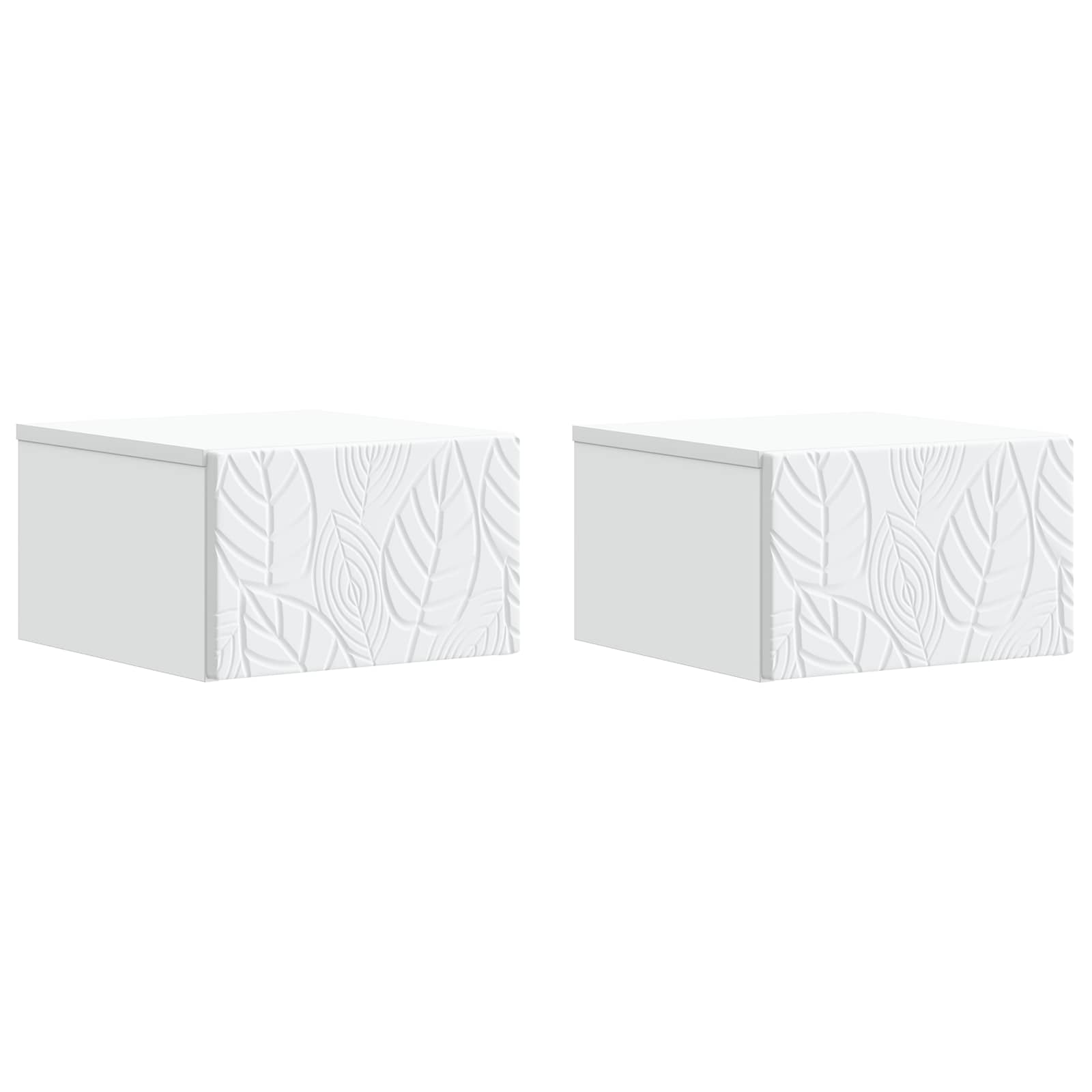 Τραπεζάκι Τοίχου 2 pcs Λευκό 34,5 x 33 x 20 εκ. - Pakobazaar