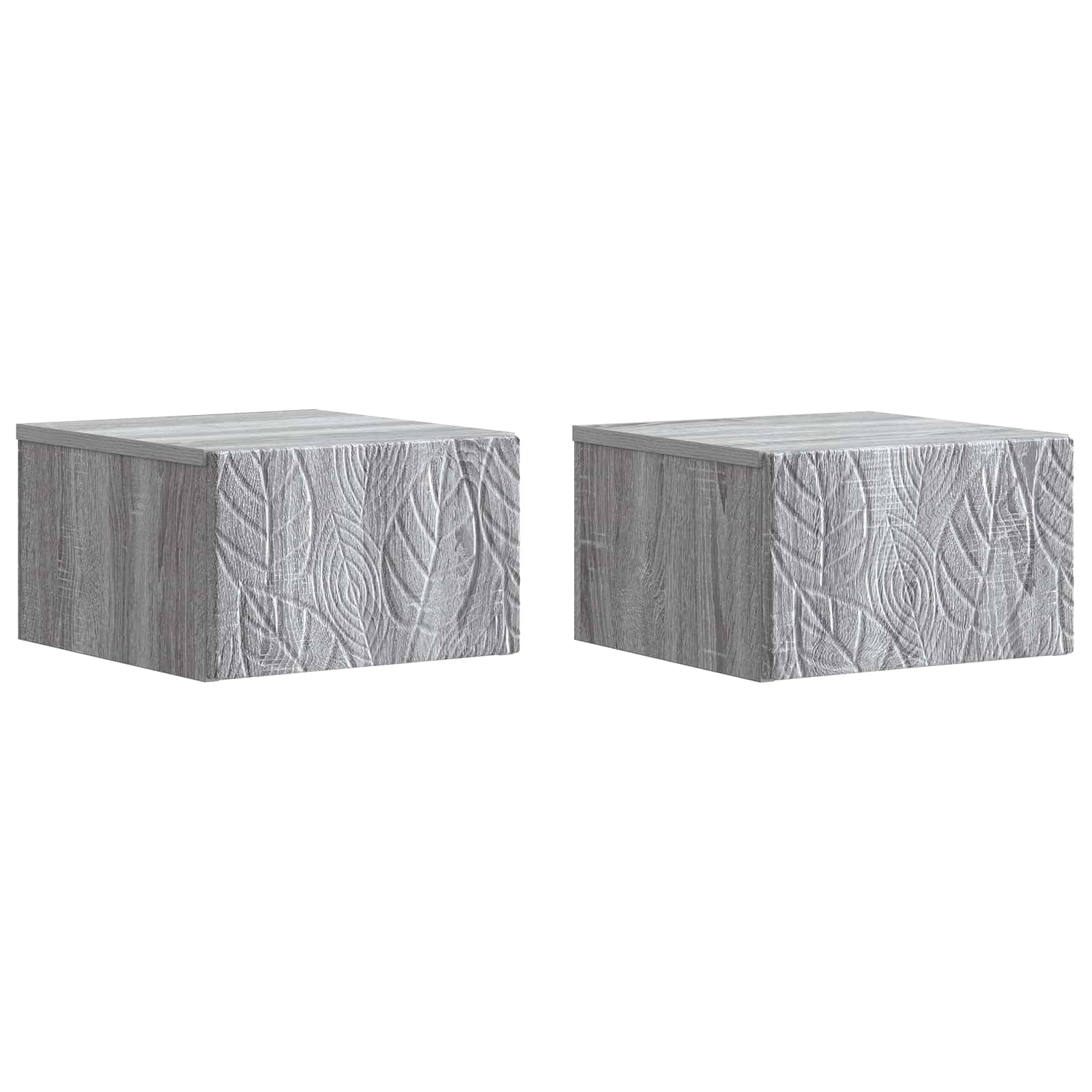 Τραπεζάκι Τοίχου 2 pcs Γκρι Sonoma 34,5 x 33 x 20 εκ. - Pakobazaar