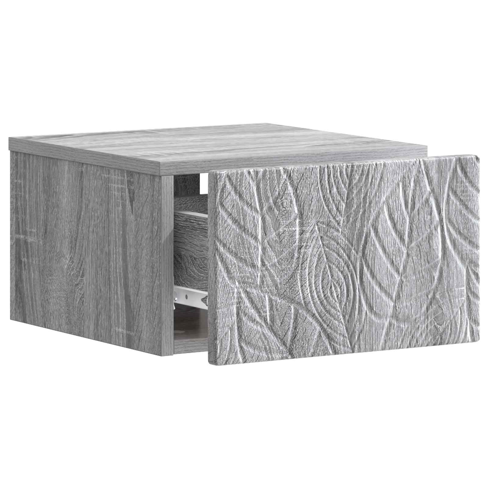 Τραπεζάκι Τοίχου 2 pcs Γκρι Sonoma 34,5 x 33 x 20 εκ. - Pakobazaar