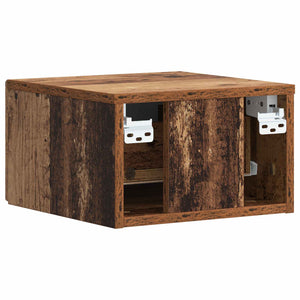 Τραπεζάκι Τοίχου 2 pcs Παλαιωμένο ξύλο 34,5 x 33 x 20 εκ. - Pakobazaar
