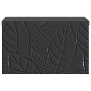 Τοίχου Κρεμαστό Κομοδίνο 2 pcs Μαύρο 49 x 34,5 x 20 εκ. - Pakobazaar
