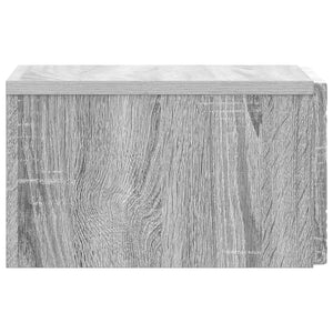 Τοίχου Κρεμαστό Κομοδίνο Γκρι Sonoma 49 x 34,5 x 20 εκ. - Pakobazaar