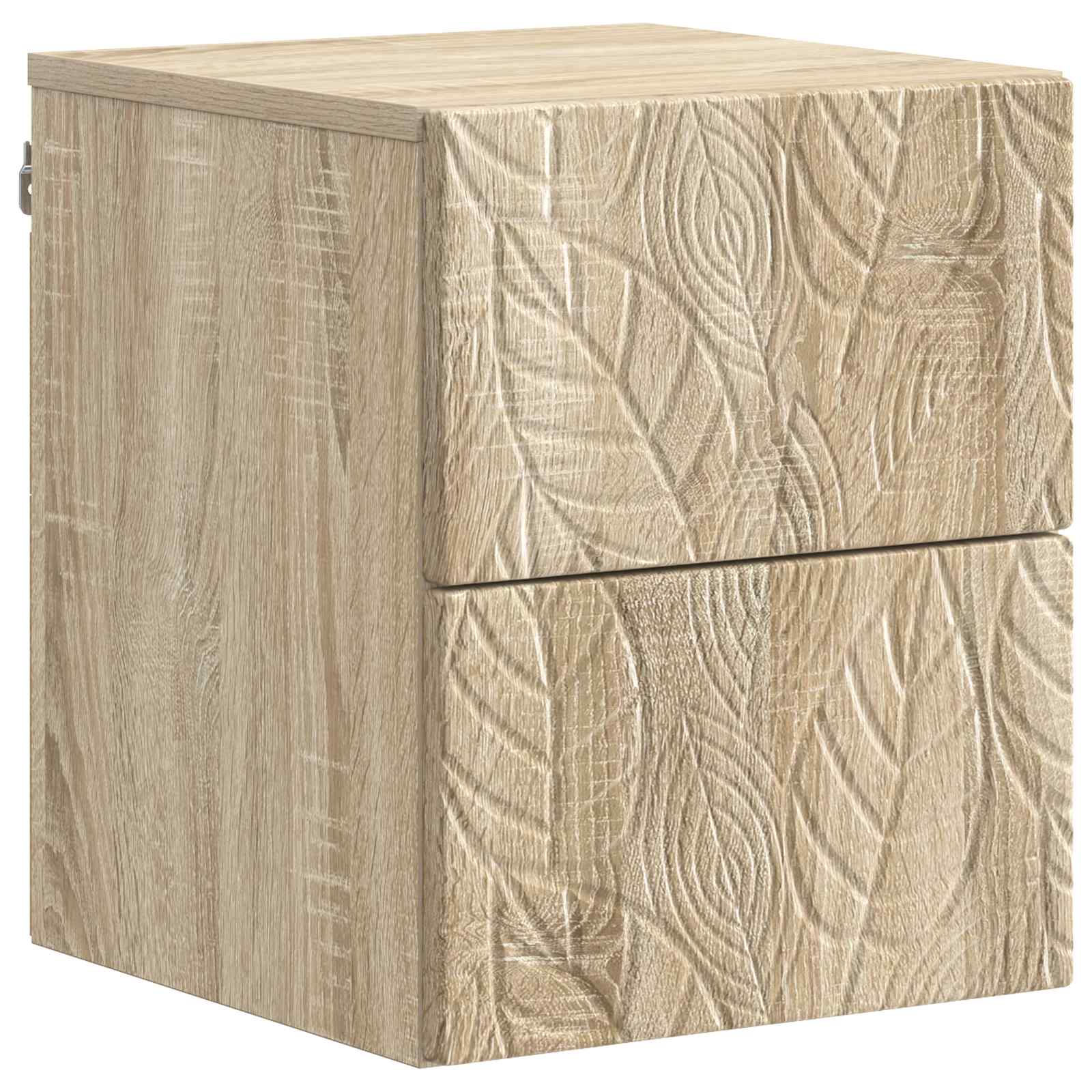 Τοίχου Κρεμαστό Κομοδίνο Sonoma Δρυς 34,5 x 33 x 40 εκ - Pakobazaar