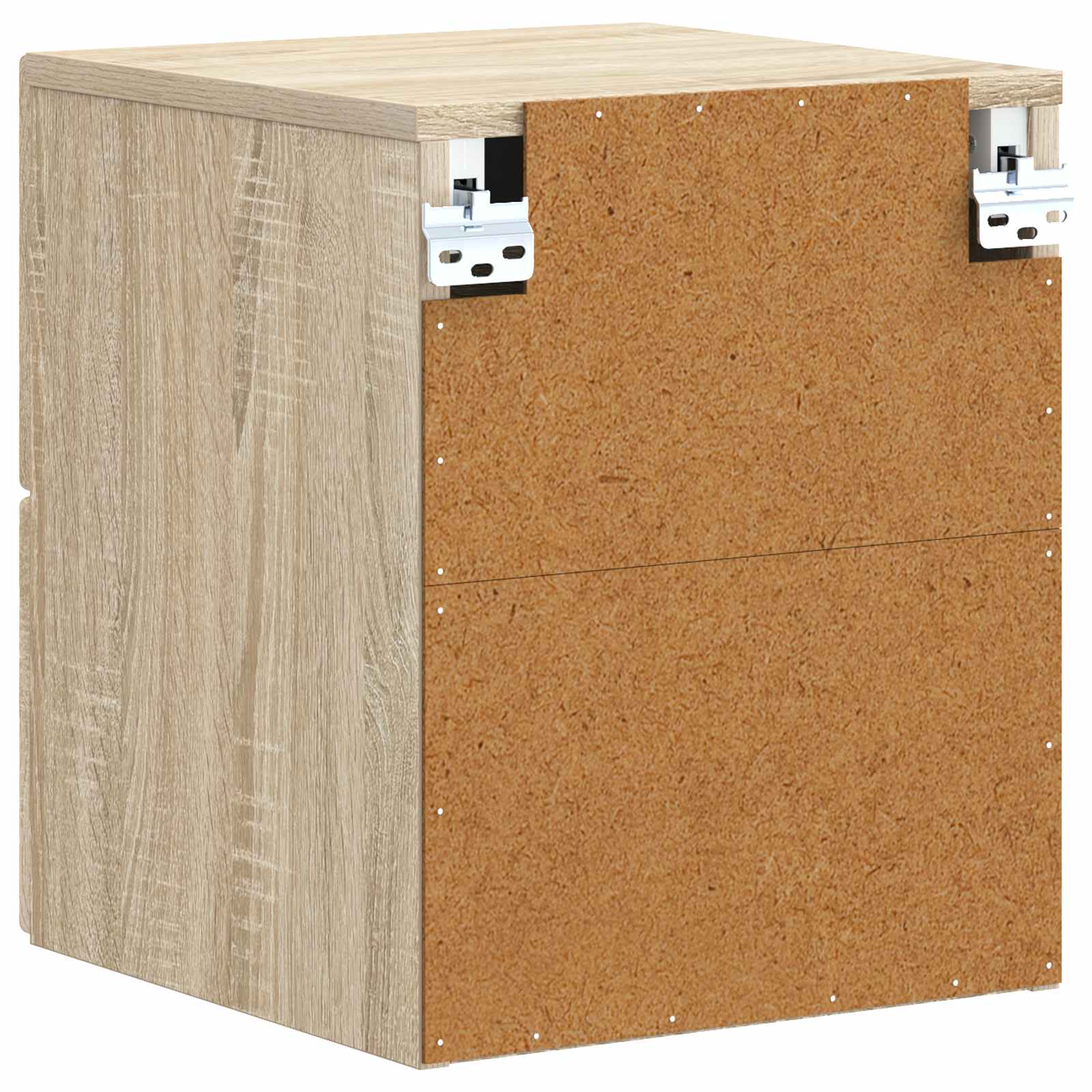 Τοίχου Κρεμαστό Κομοδίνο Sonoma Δρυς 34,5 x 33 x 40 εκ - Pakobazaar