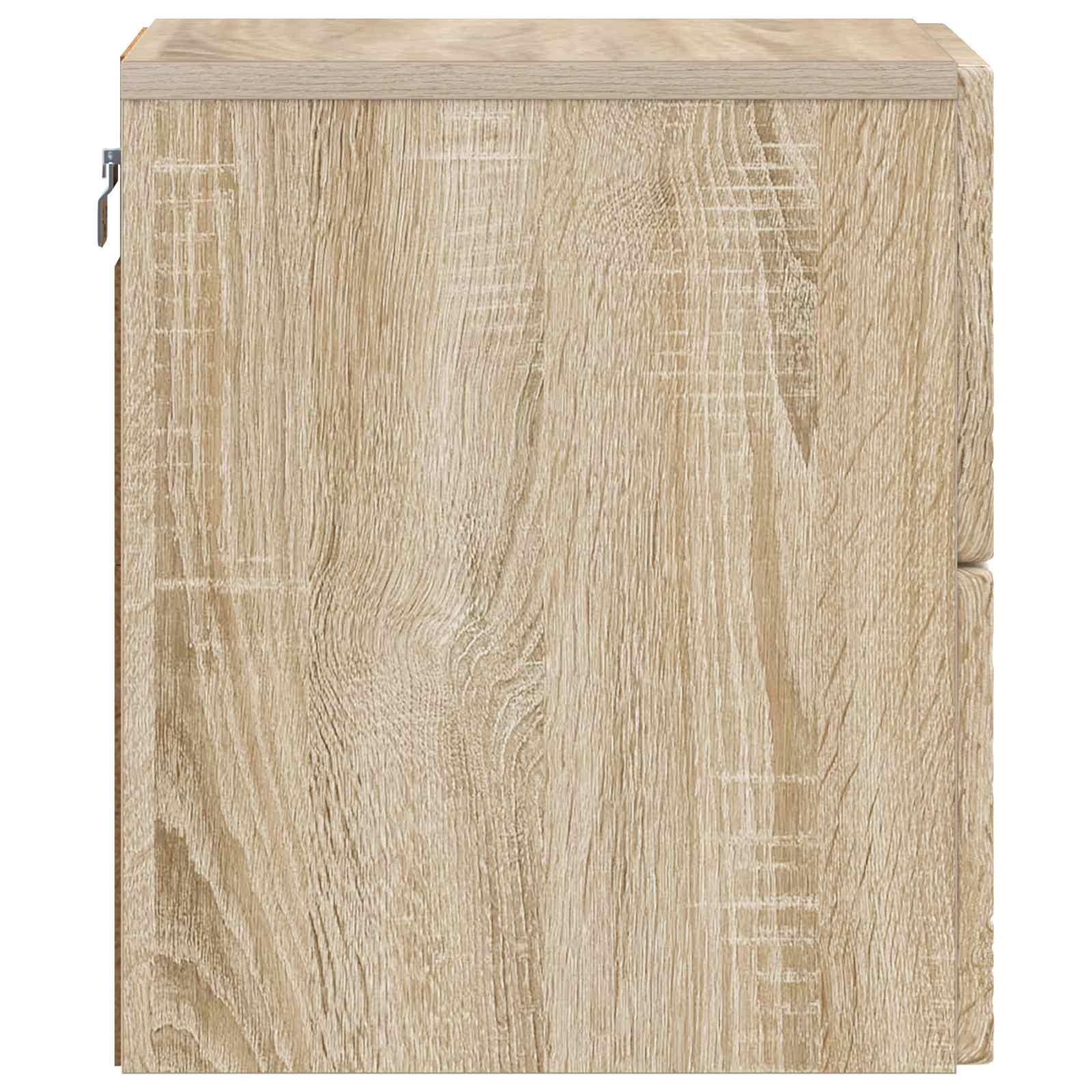 Τοίχου Κρεμαστό Κομοδίνο Sonoma Δρυς 34,5 x 33 x 40 εκ - Pakobazaar