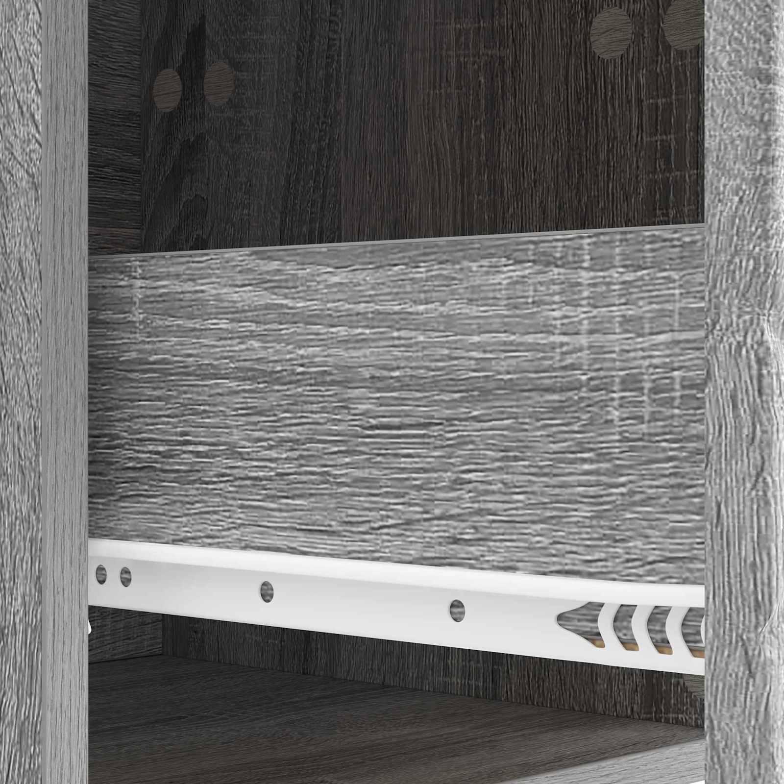 Τοίχου Κρεμαστό Κομοδίνο Γκρι Sonoma 34,5 x 33 x 40 εκ - Pakobazaar