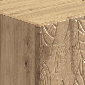 Τοίχου Κρεμαστό Κομοδίνο Artisan Δρυς 34,5 x 33 x 40 εκ - Pakobazaar