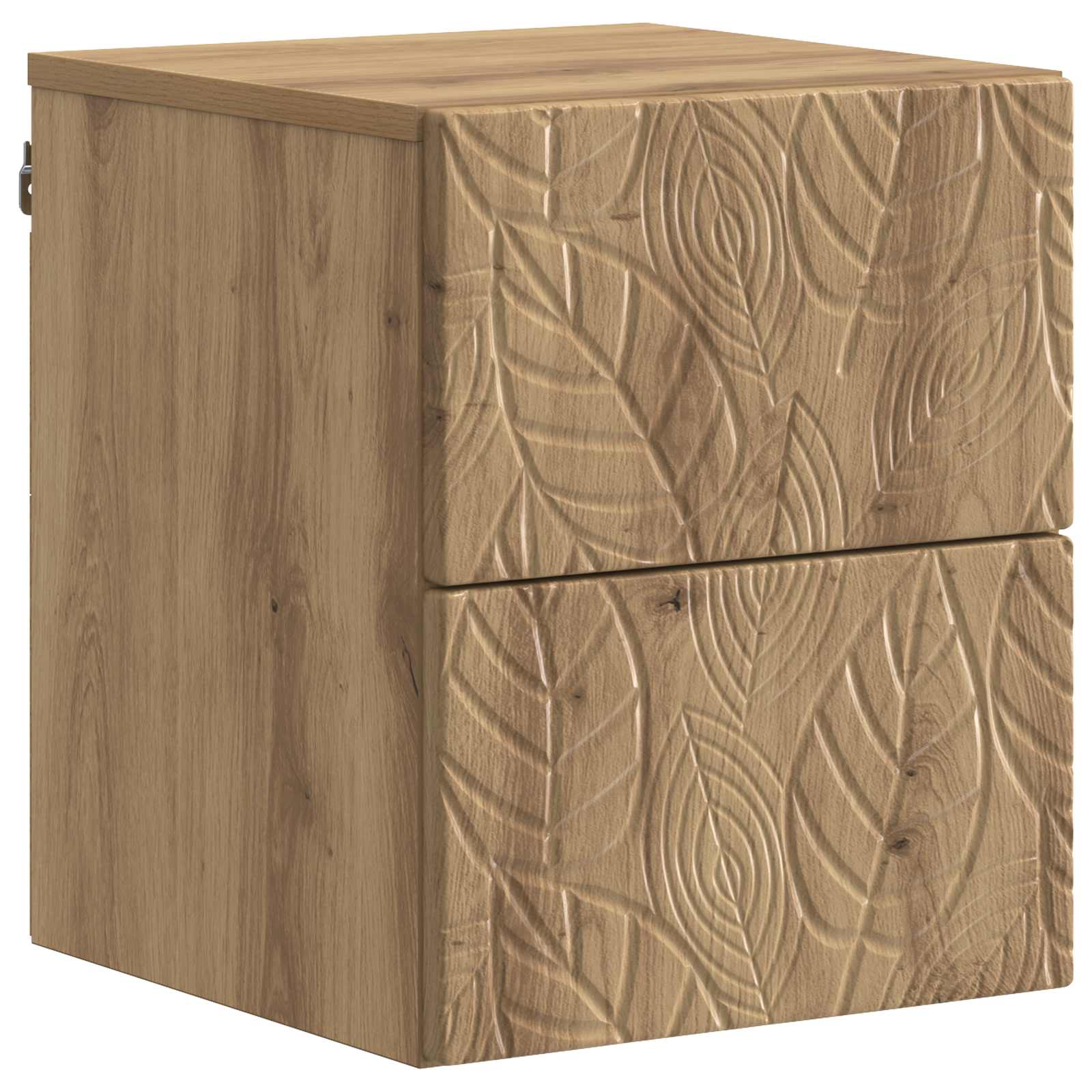 Τοίχου Κρεμαστό Κομοδίνο Artisan Δρυς 34,5 x 33 x 40 εκ - Pakobazaar