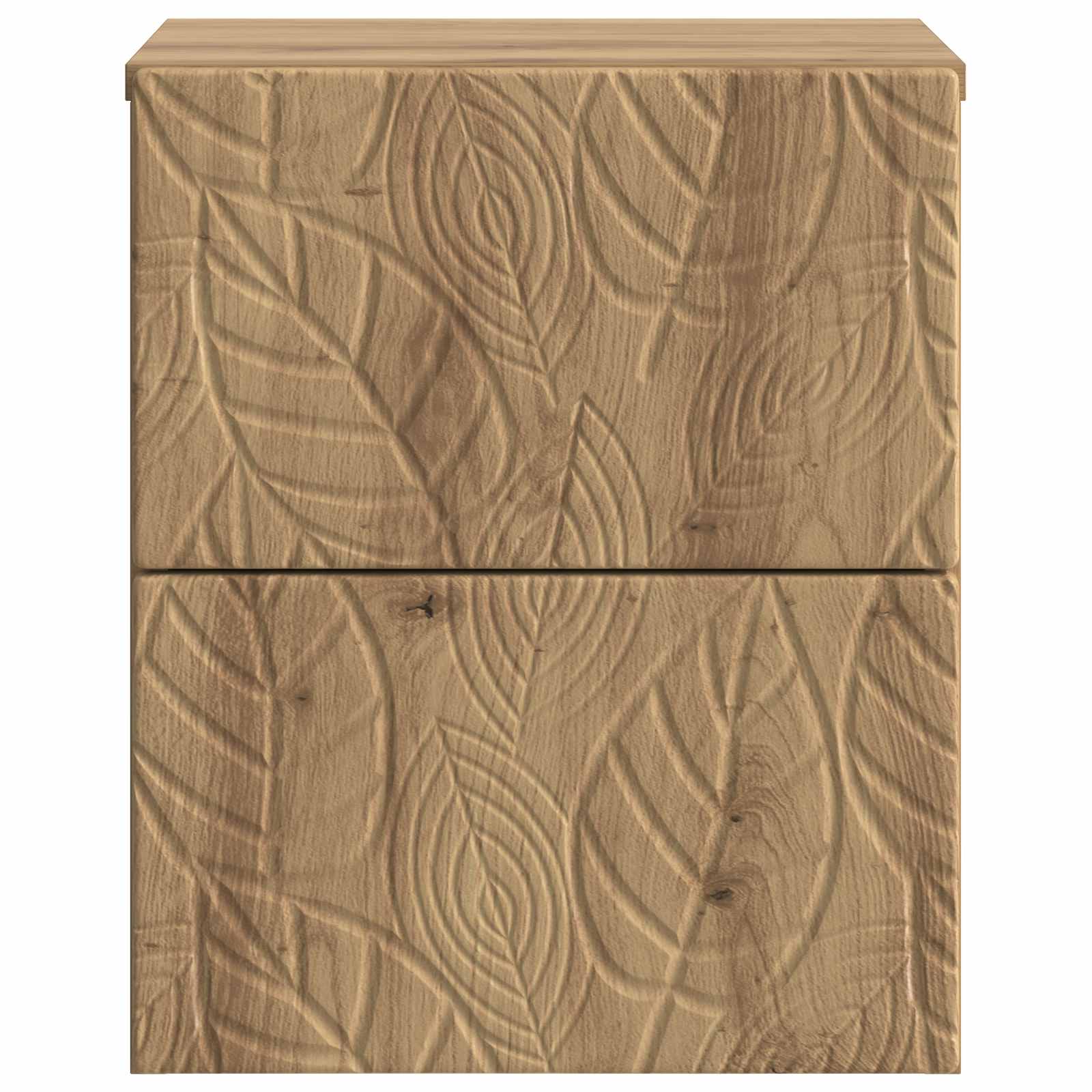 Τοίχου Κρεμαστό Κομοδίνο Artisan Δρυς 34,5 x 33 x 40 εκ - Pakobazaar