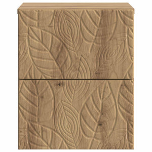 Τοίχου Κρεμαστό Κομοδίνο 2 pcs Artisan Δρυς 34,5 x 33 x 40 εκ - Pakobazaar