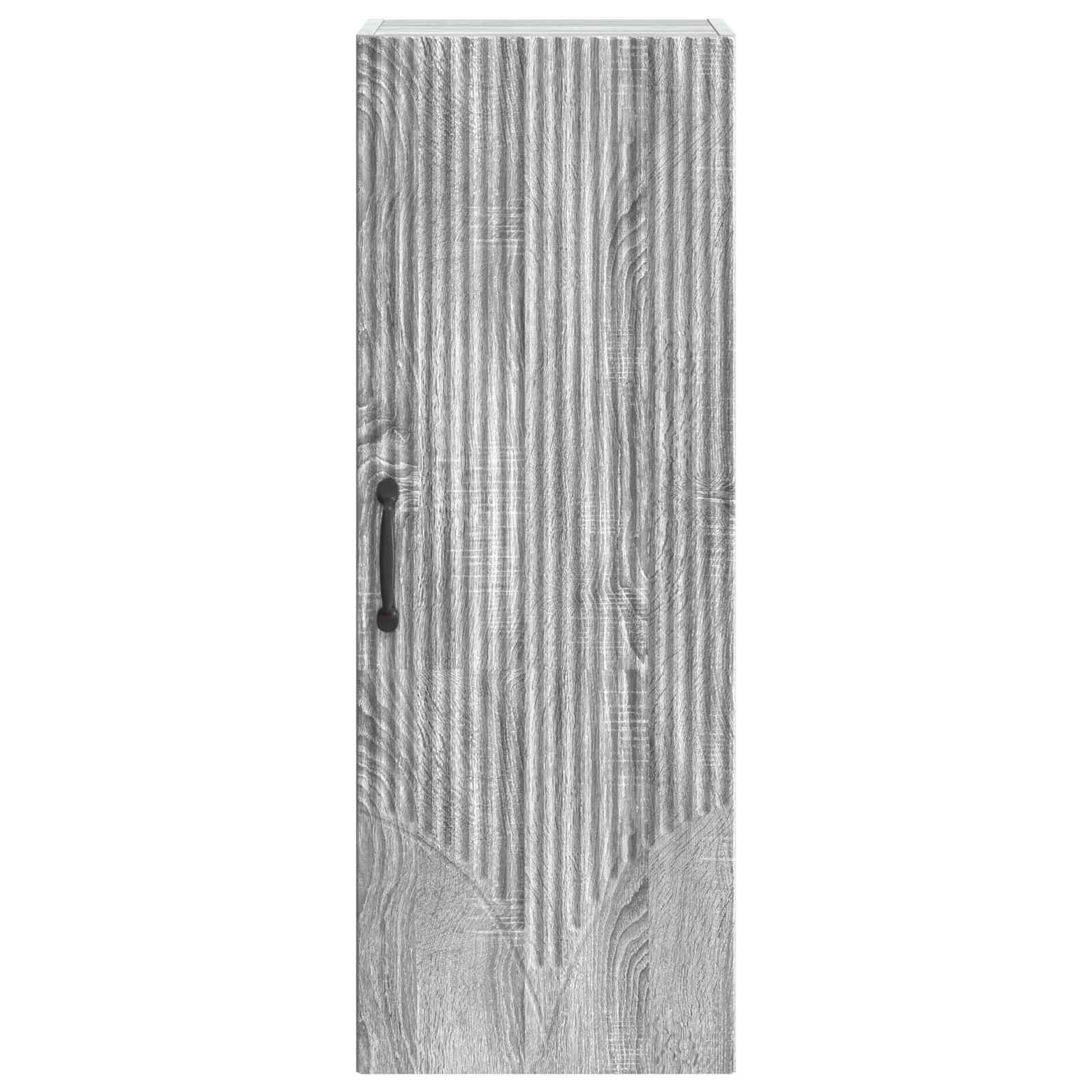 Τοίχου Ντουλάπα Γκρι Sonoma 33 x 34,5 x 90 εκ - Pakobazaar