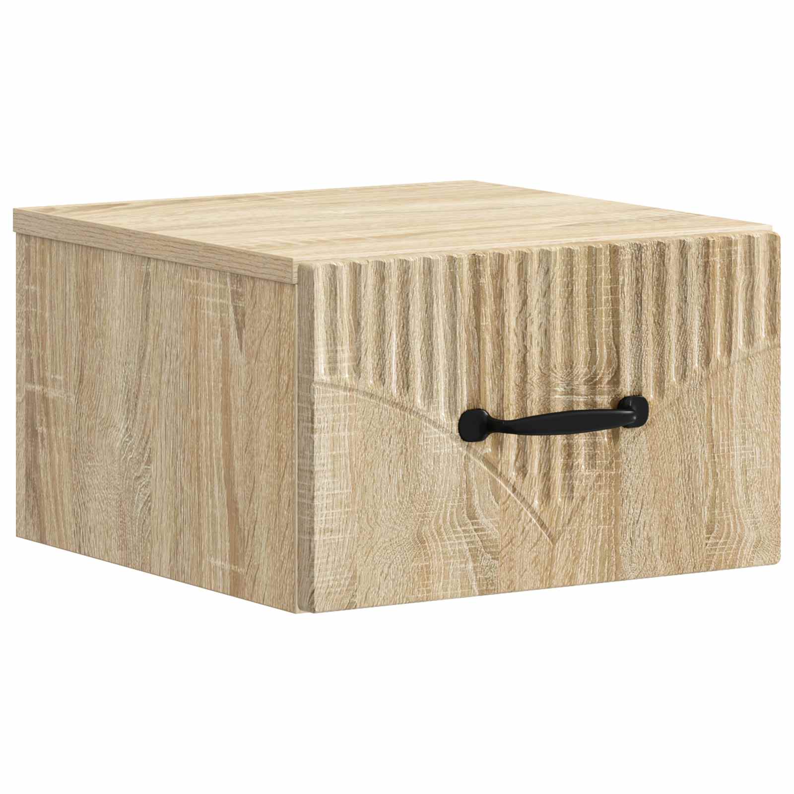 Τοίχου Κρεμαστό Κομοδίνο 2 pcs Sonoma Δρυς 34,5 x 33 x 20 εκ. - Pakobazaar