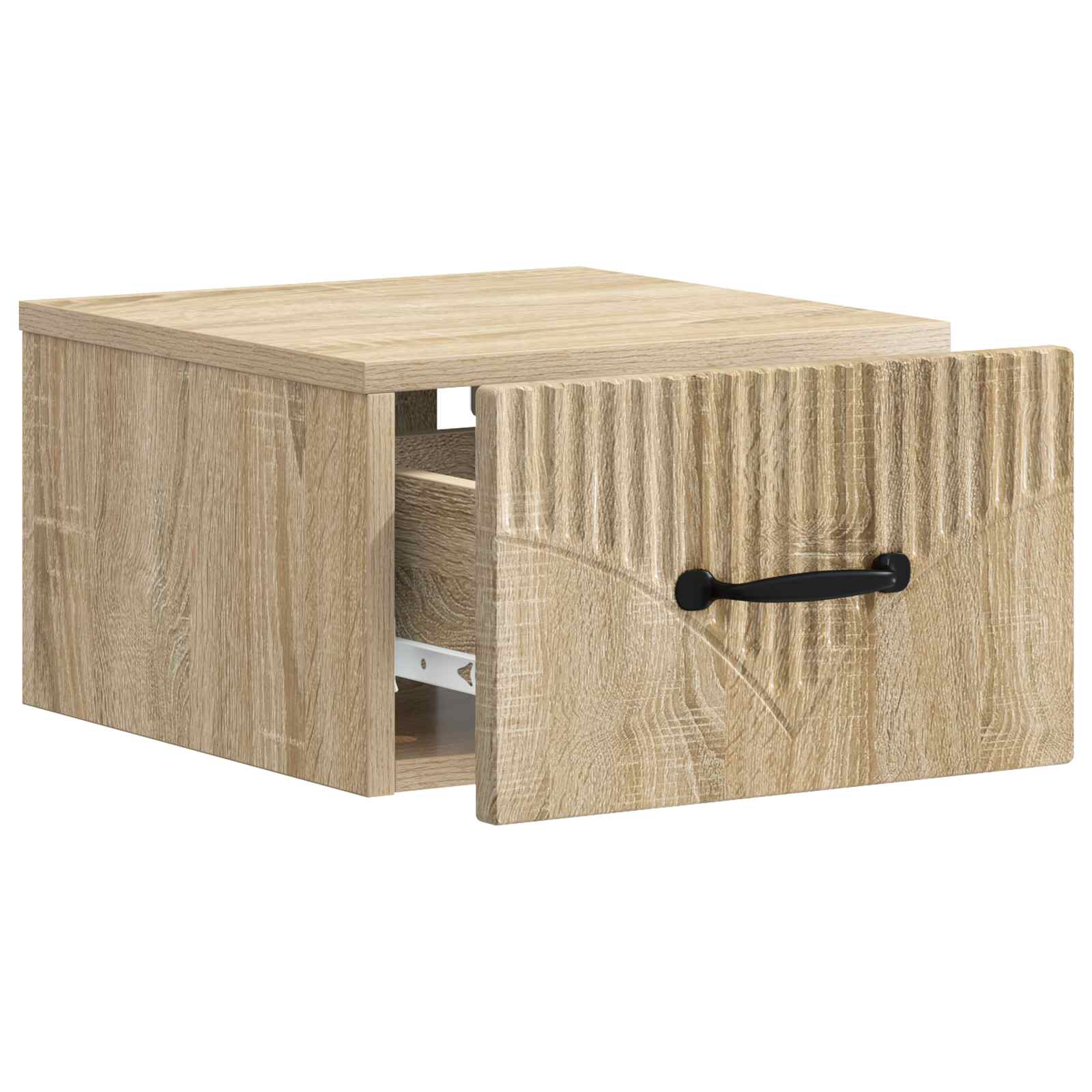 Τοίχου Κρεμαστό Κομοδίνο 2 pcs Sonoma Δρυς 34,5 x 33 x 20 εκ. - Pakobazaar