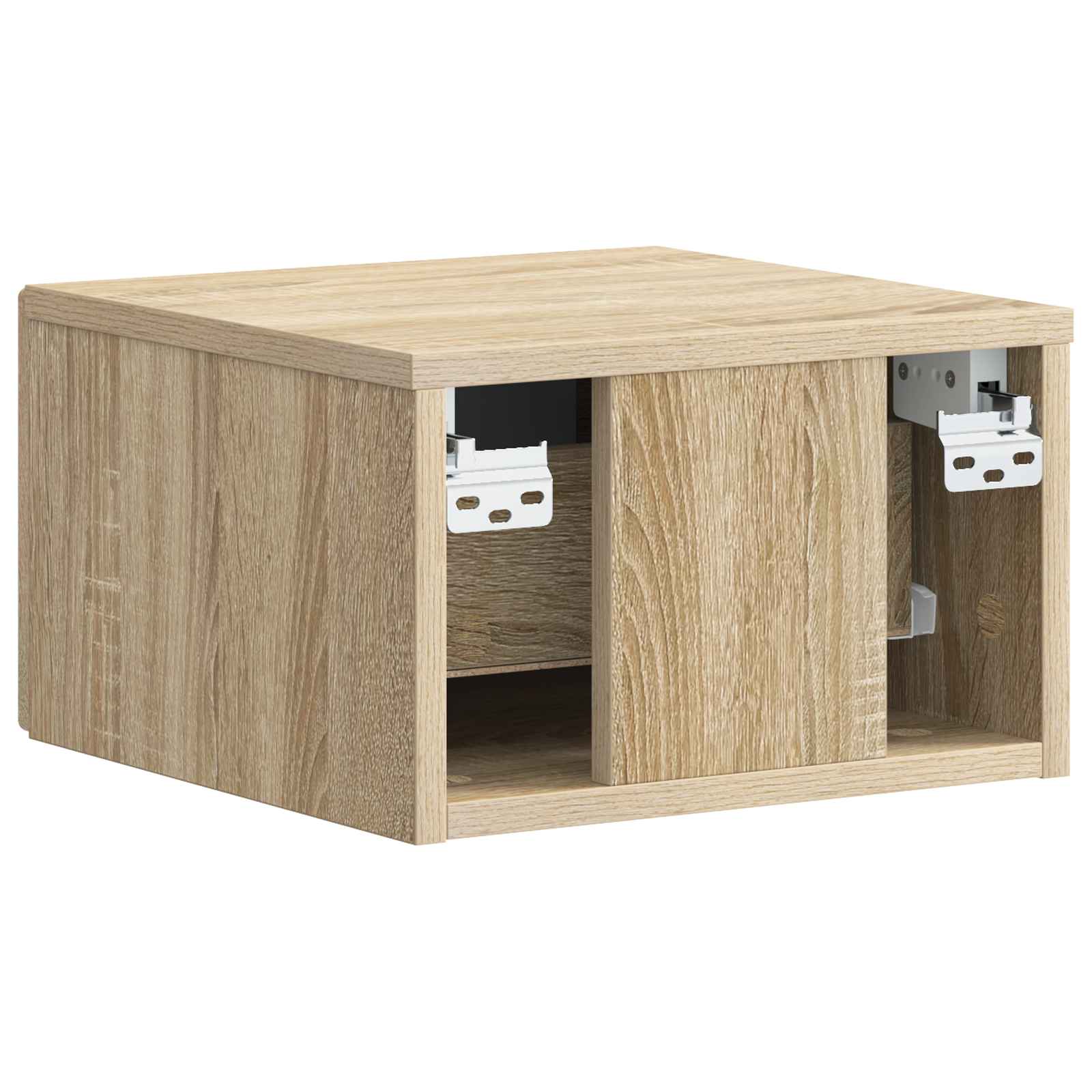 Τοίχου Κρεμαστό Κομοδίνο 2 pcs Sonoma Δρυς 34,5 x 33 x 20 εκ. - Pakobazaar