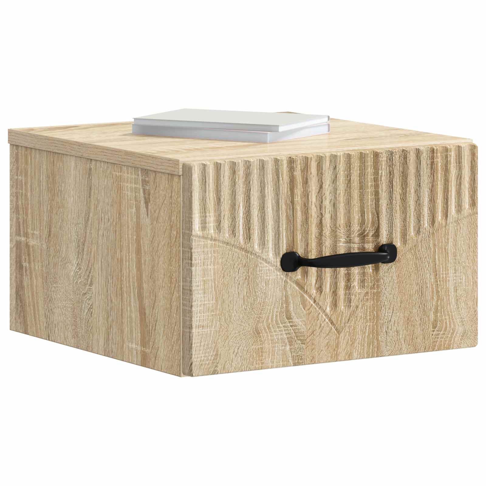 Τοίχου Κρεμαστό Κομοδίνο 2 pcs Sonoma Δρυς 34,5 x 33 x 20 εκ. - Pakobazaar