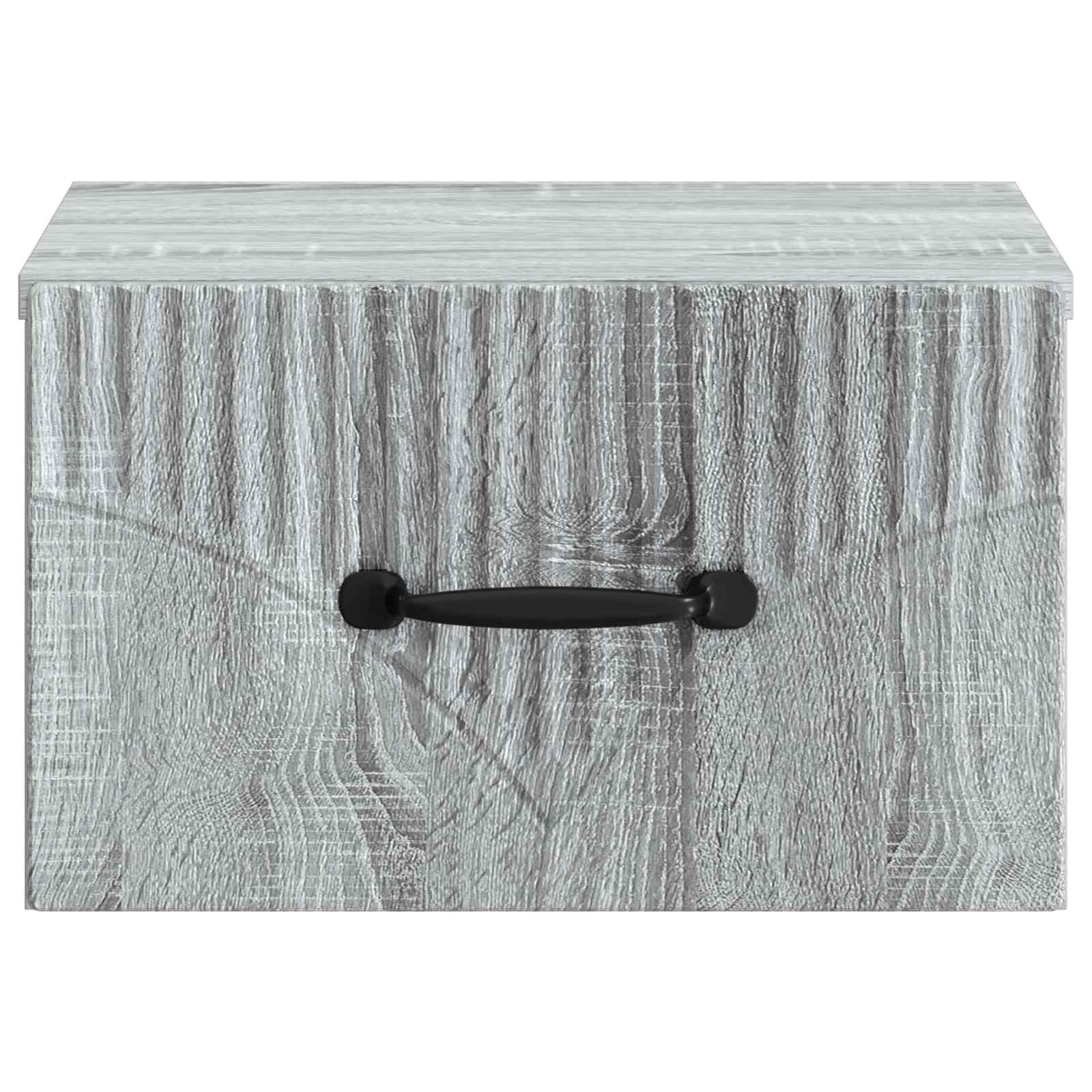 Τοίχου Κρεμαστό Κομοδίνο 2 pcs Γκρι Sonoma 34,5 x 33 x 20 εκ. - Pakobazaar
