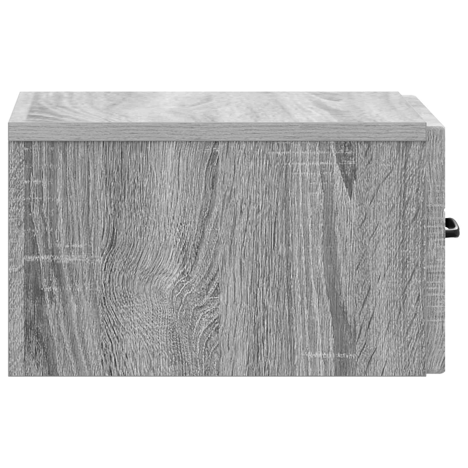 Τοίχου Κρεμαστό Κομοδίνο 2 pcs Γκρι Sonoma 34,5 x 33 x 20 εκ. - Pakobazaar