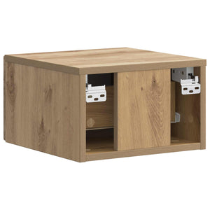 Τοίχου Κρεμαστό Κομοδίνο 2 pcs Artisan Δρυς 34,5 x 33 x 20 εκ. - Pakobazaar