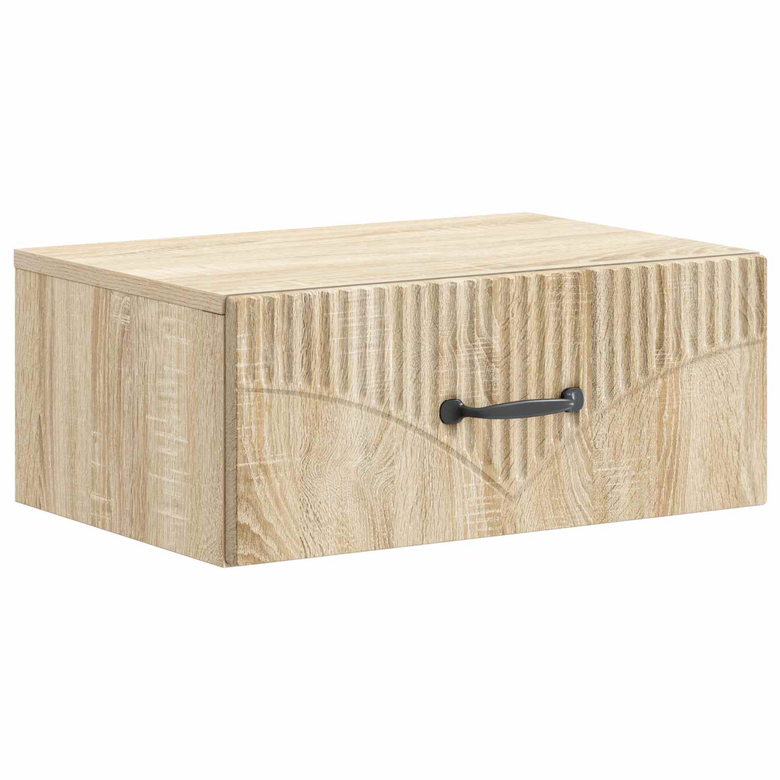 Τοίχου Κρεμαστό Κομοδίνο 2 pcs Sonoma Δρυς 49 x 34,5 x 20 εκ. - Pakobazaar
