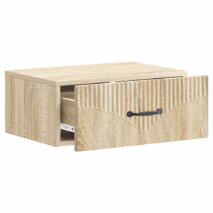 Τοίχου Κρεμαστό Κομοδίνο 2 pcs Sonoma Δρυς 49 x 34,5 x 20 εκ. - Pakobazaar