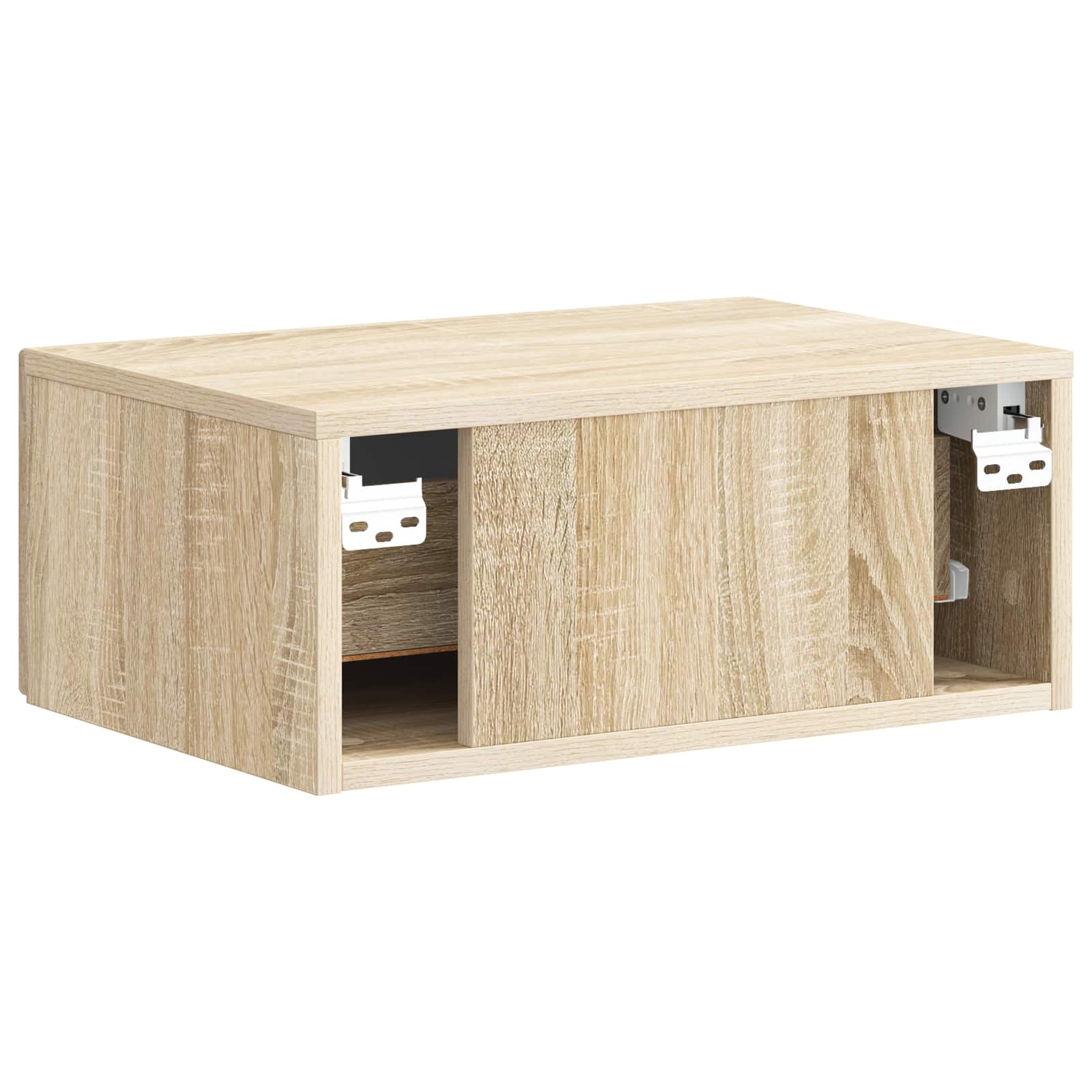 Τοίχου Κρεμαστό Κομοδίνο 2 pcs Sonoma Δρυς 49 x 34,5 x 20 εκ. - Pakobazaar