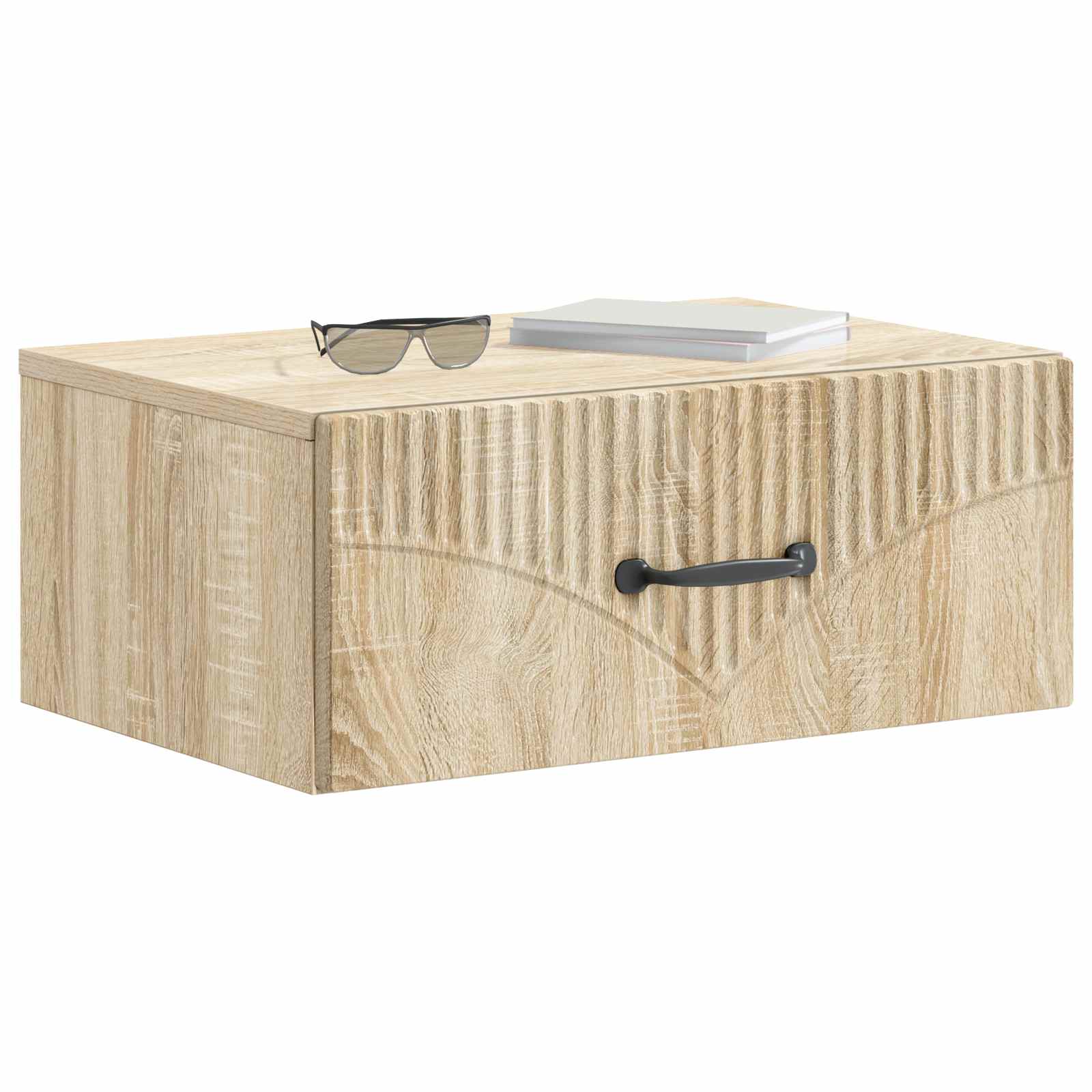 Τοίχου Κρεμαστό Κομοδίνο 2 pcs Sonoma Δρυς 49 x 34,5 x 20 εκ. - Pakobazaar