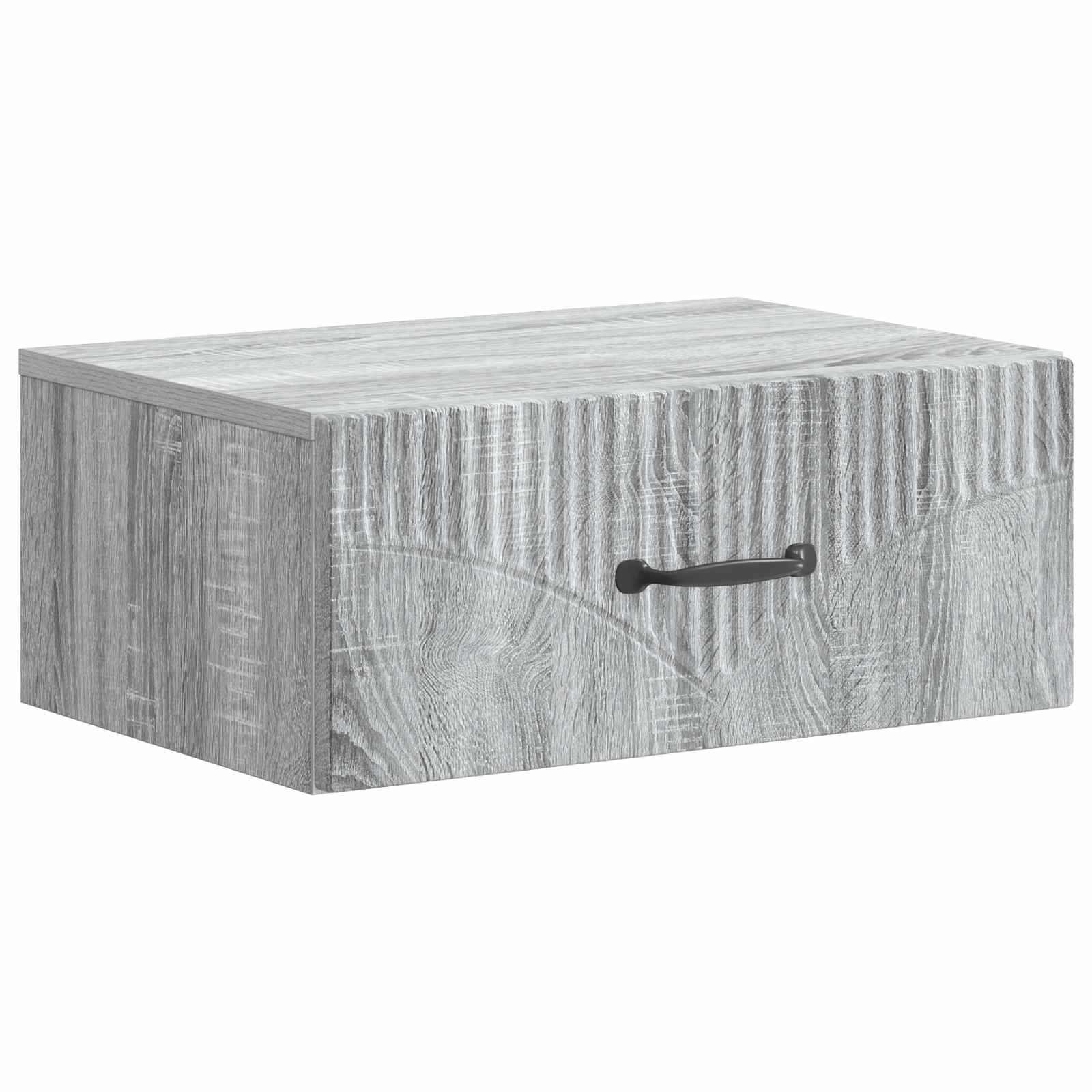 Τοίχου Κρεμαστό Κομοδίνο Γκρι Sonoma 49 x 34,5 x 20 εκ. - Pakobazaar