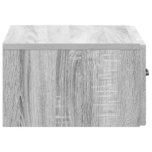 Τοίχου Κρεμαστό Κομοδίνο Γκρι Sonoma 49 x 34,5 x 20 εκ. - Pakobazaar