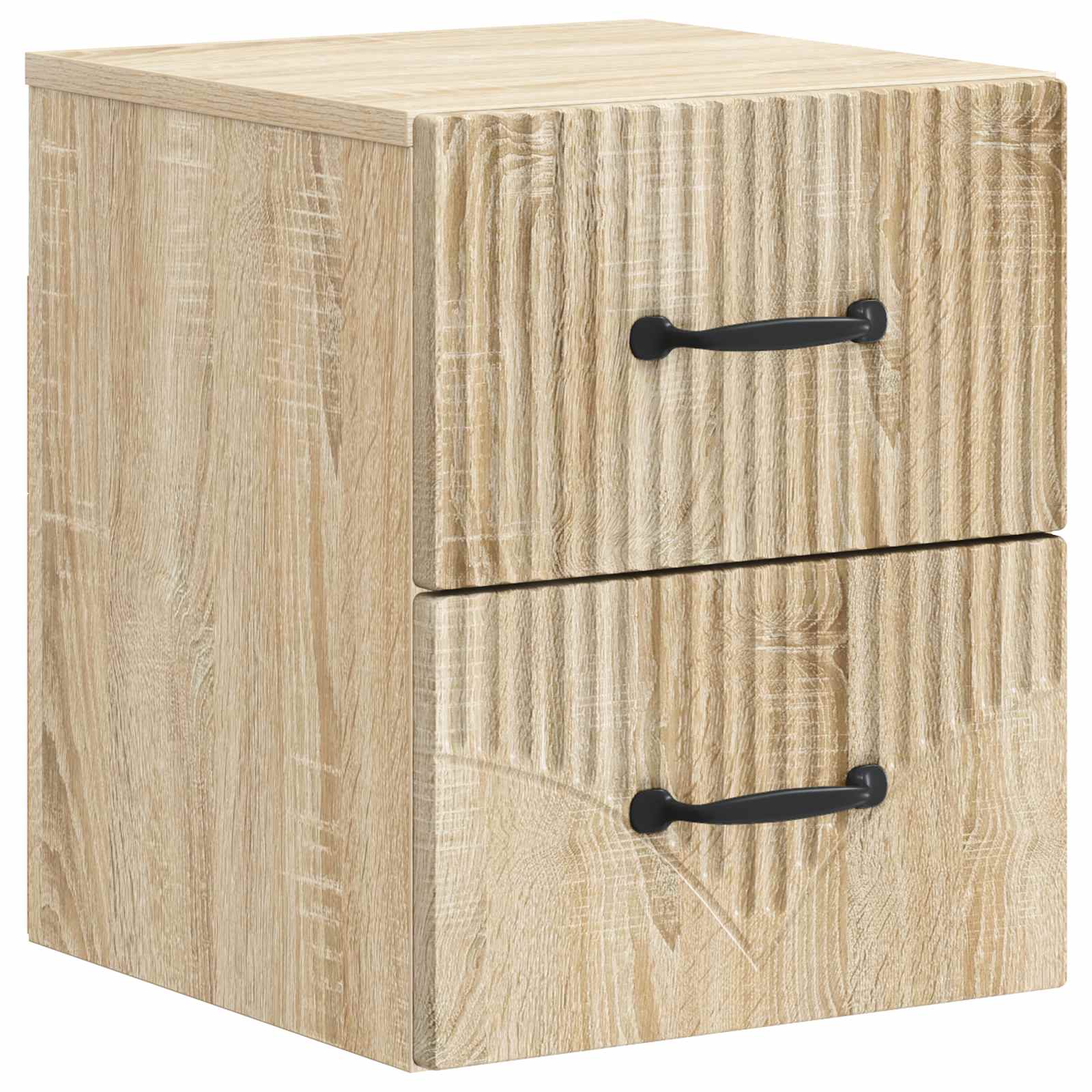 Τοίχου Κρεμαστό Κομοδίνο Sonoma Δρυς 34,5 x 33 x 40 εκ - Pakobazaar