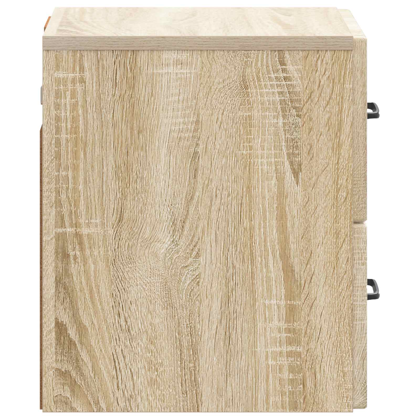 Τοίχου Κρεμαστό Κομοδίνο 2 pcs Sonoma Δρυς 34,5 x 33 x 40 εκ - Pakobazaar