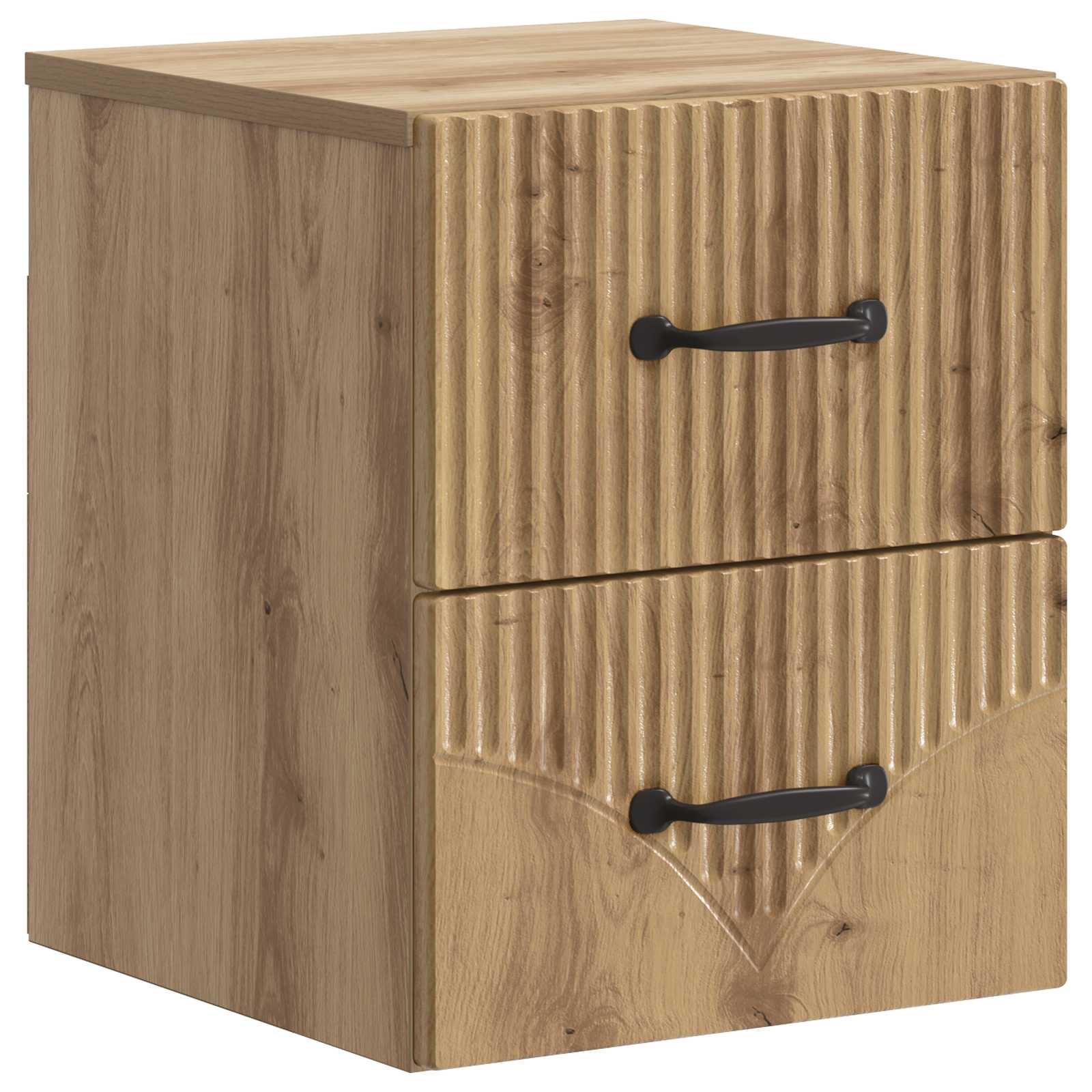 Τοίχου Κρεμαστό Κομοδίνο Artisan Δρυς 34,5 x 33 x 40 εκ - Pakobazaar