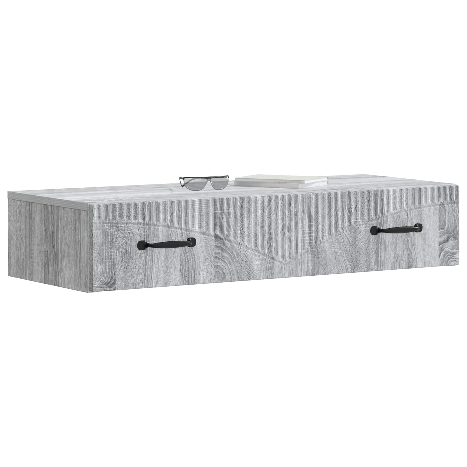 Τραπεζάκι Τοίχου Γκρι Sonoma 87,5 x 34,5 x 17 εκ. - Pakobazaar