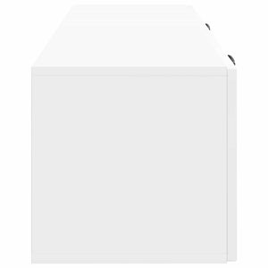 Τοποθετούμενος στον τοίχο τηλεοπτικός ερμάριος Γυαλιστερό Λευκό - Pakobazaar