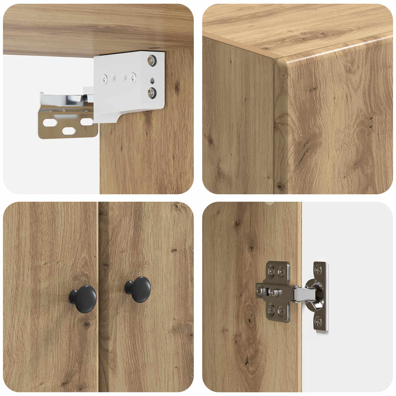 Τοίχου Ντουλάπα Artisan Δρυς 59 x 31 x 60 εκ Επεξεργασμένο Ξύλο - Pakobazaar