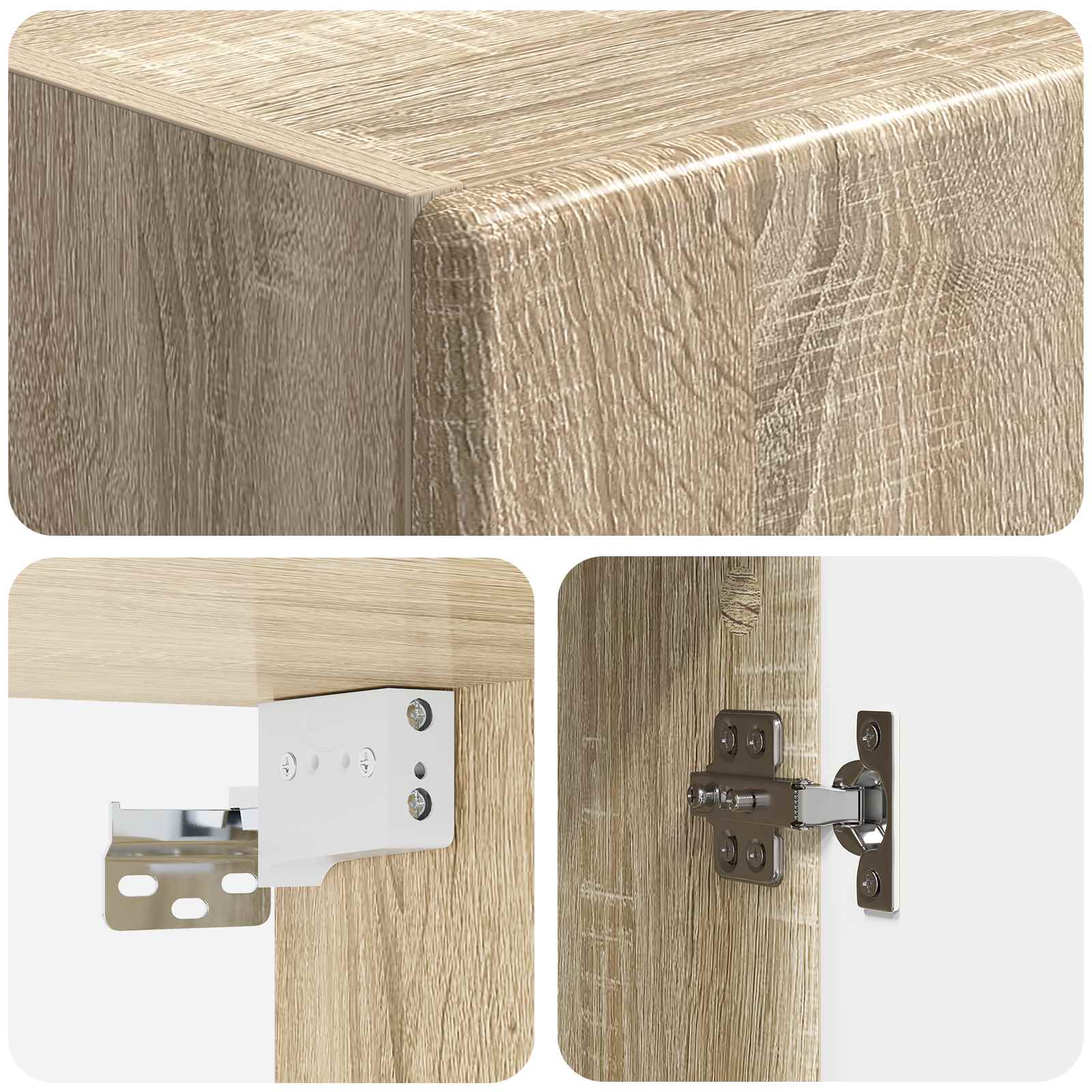 Τοίχου Ντουλάπα Sonoma Δρυς 33 x 34,5 x 90 εκ - Pakobazaar