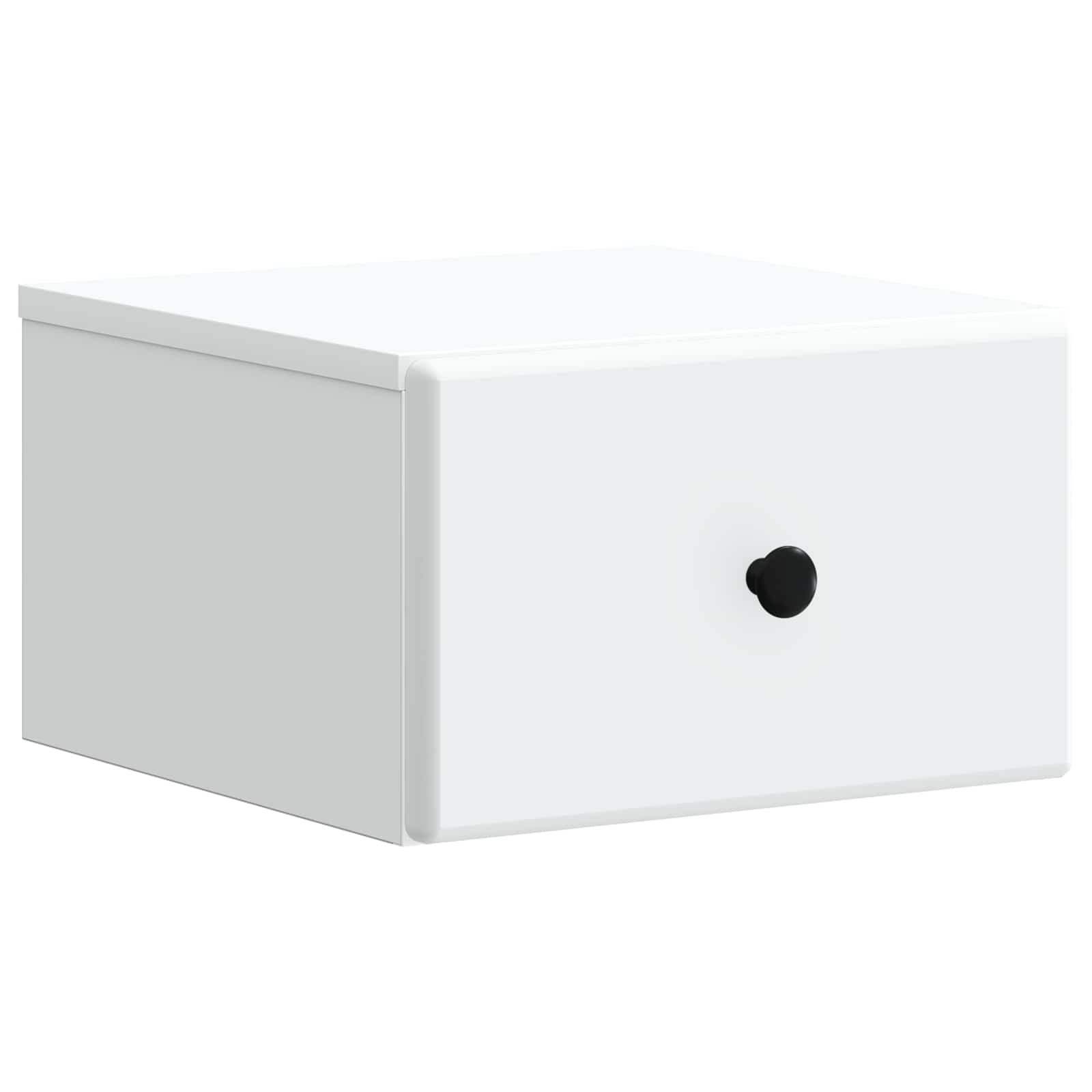 Τοίχου Κρεμαστό Κομοδίνο 2 pcs Λευκό 34,5 x 33 x 20 εκ. - Pakobazaar